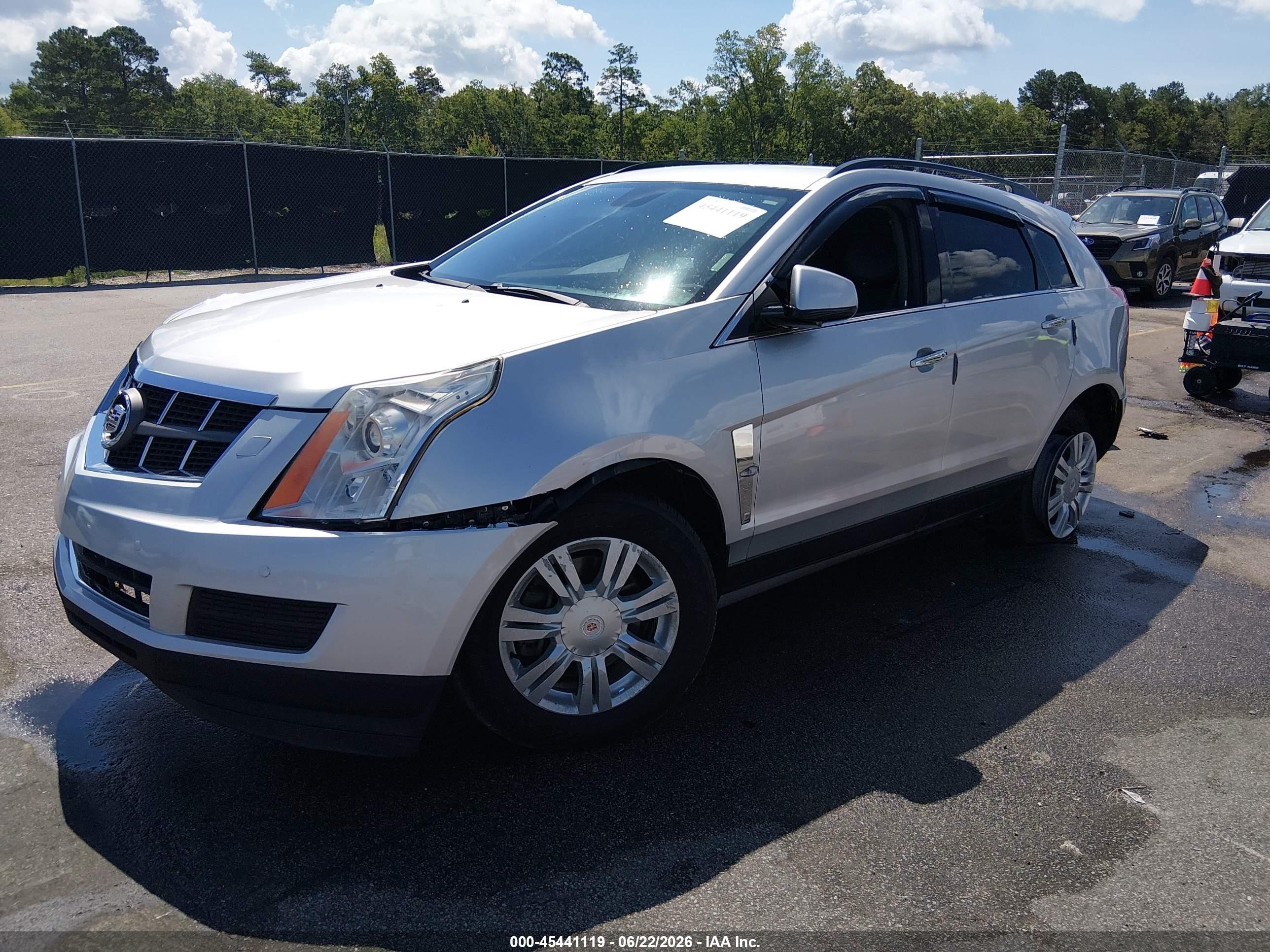 2012 Cadillac Srx Standard Silver vin: 3GYFNGE37CS642312