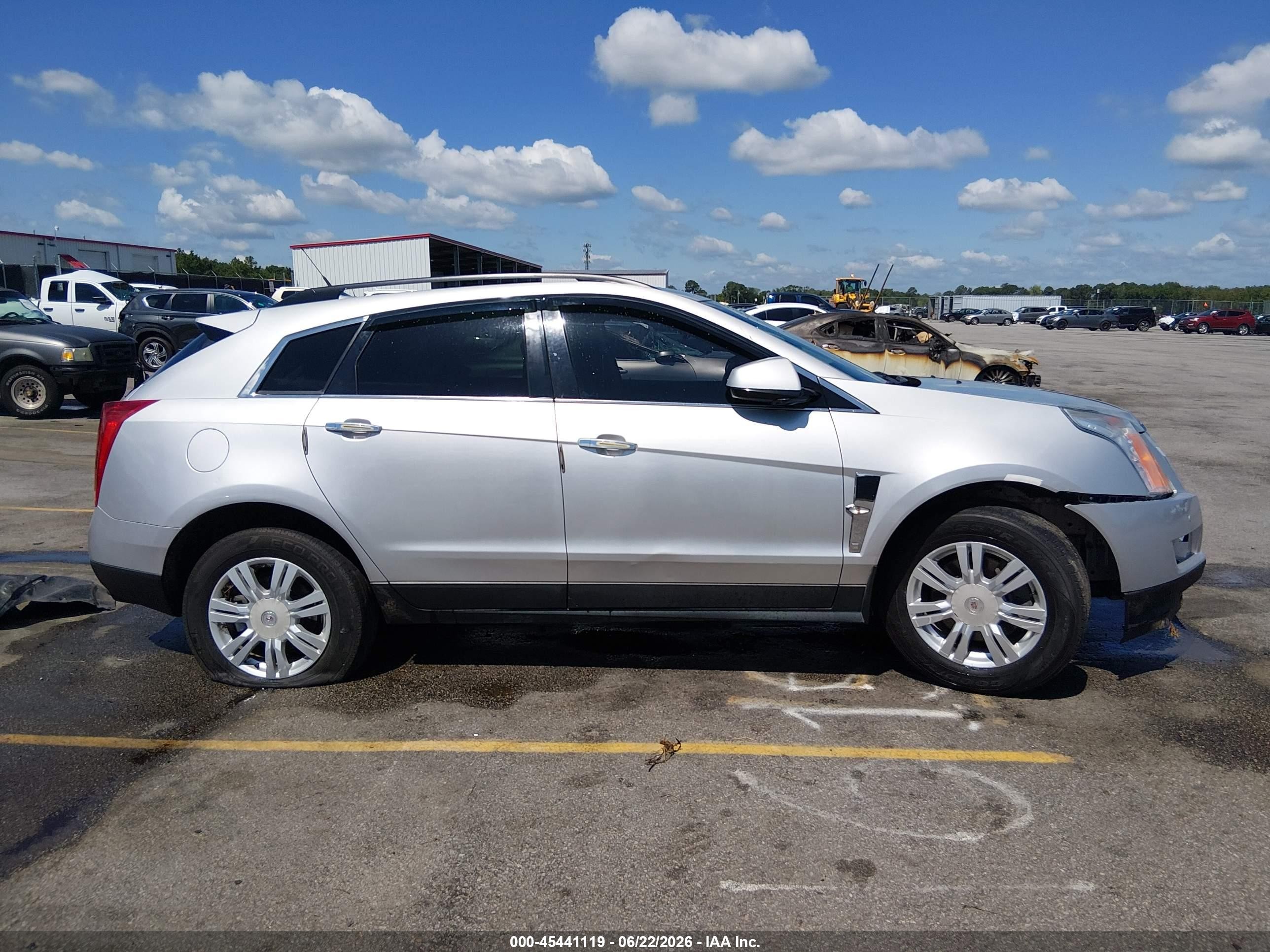 2012 Cadillac Srx Standard Silver vin: 3GYFNGE37CS642312