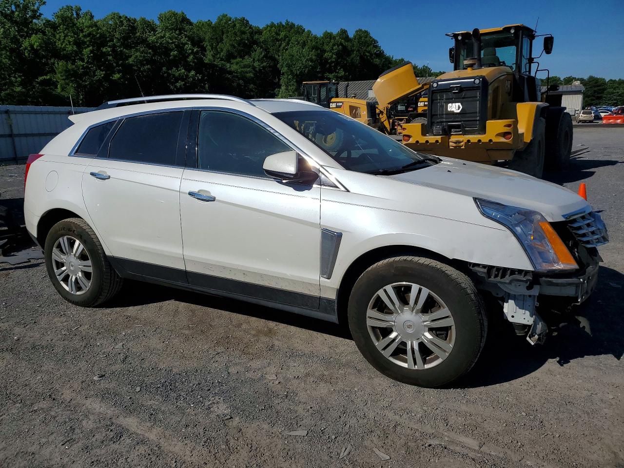 2013 Cadillac Srx Luxury Collection White vin: 3GYFNGE37DS529655