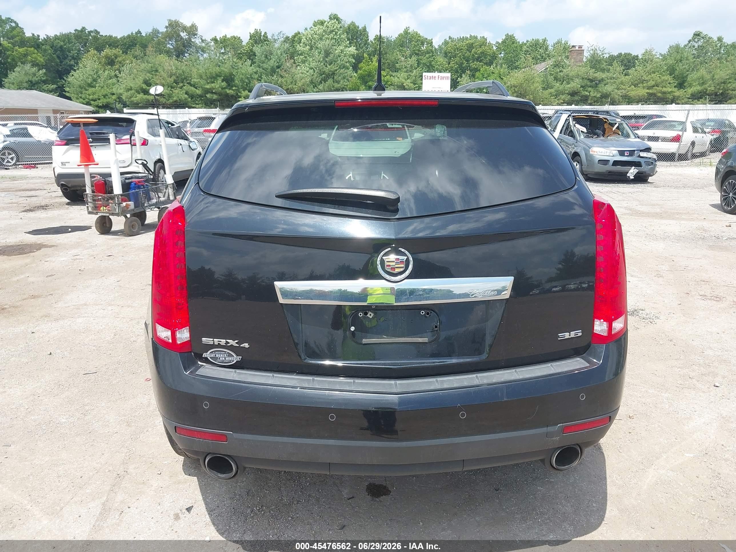 2013 Cadillac Srx Luxury Collection Black vin: 3GYFNGE37DS538534