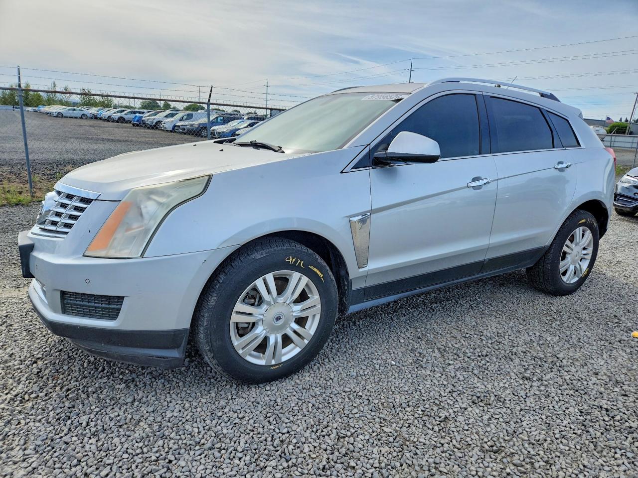 2013 Cadillac Srx Luxury Collection Silver vin: 3GYFNGE37DS545709