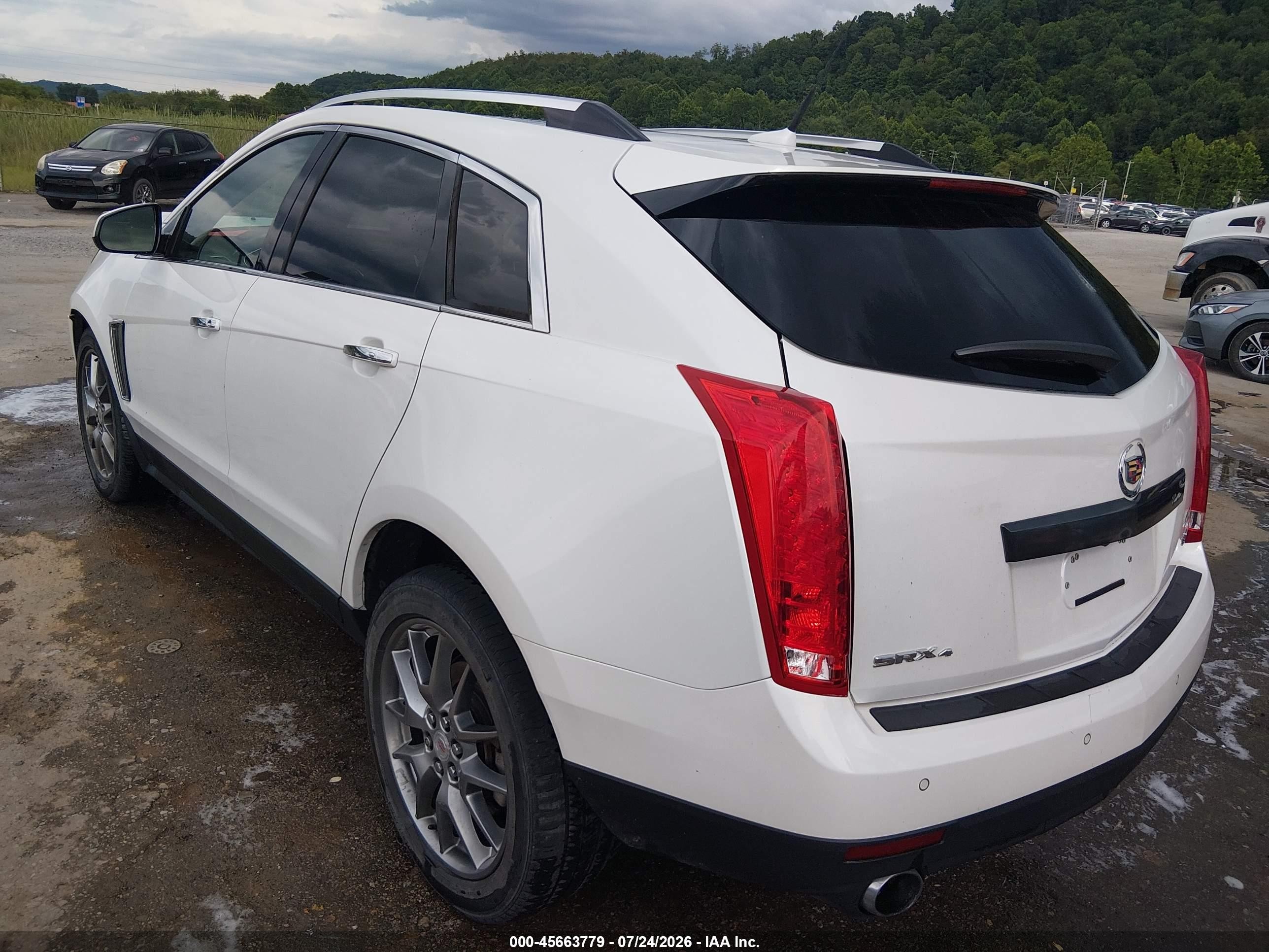 2014 Cadillac Srx Premium Collection White vin: 3GYFNGE37ES546974
