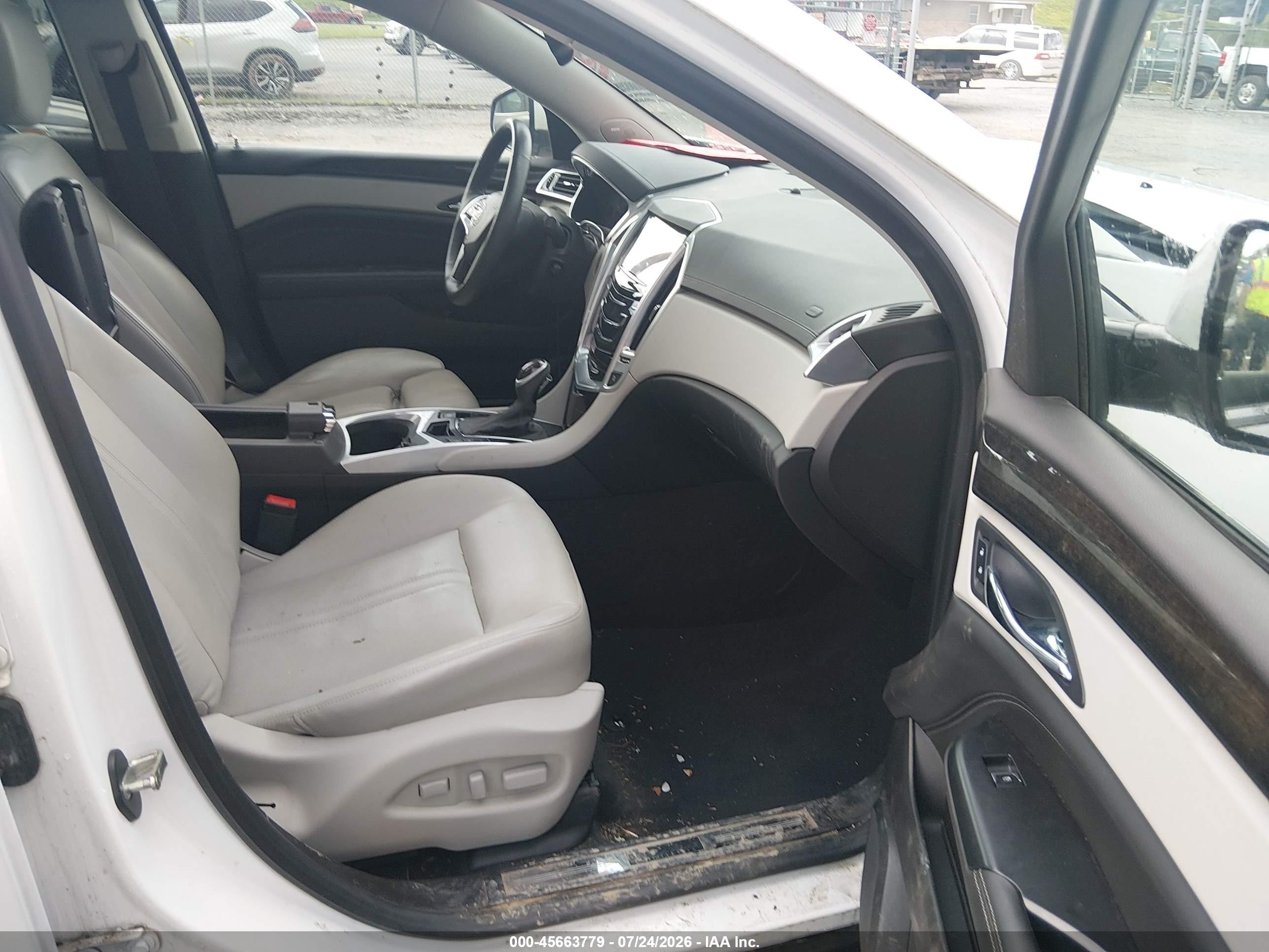 2014 Cadillac Srx Premium Collection White vin: 3GYFNGE37ES546974