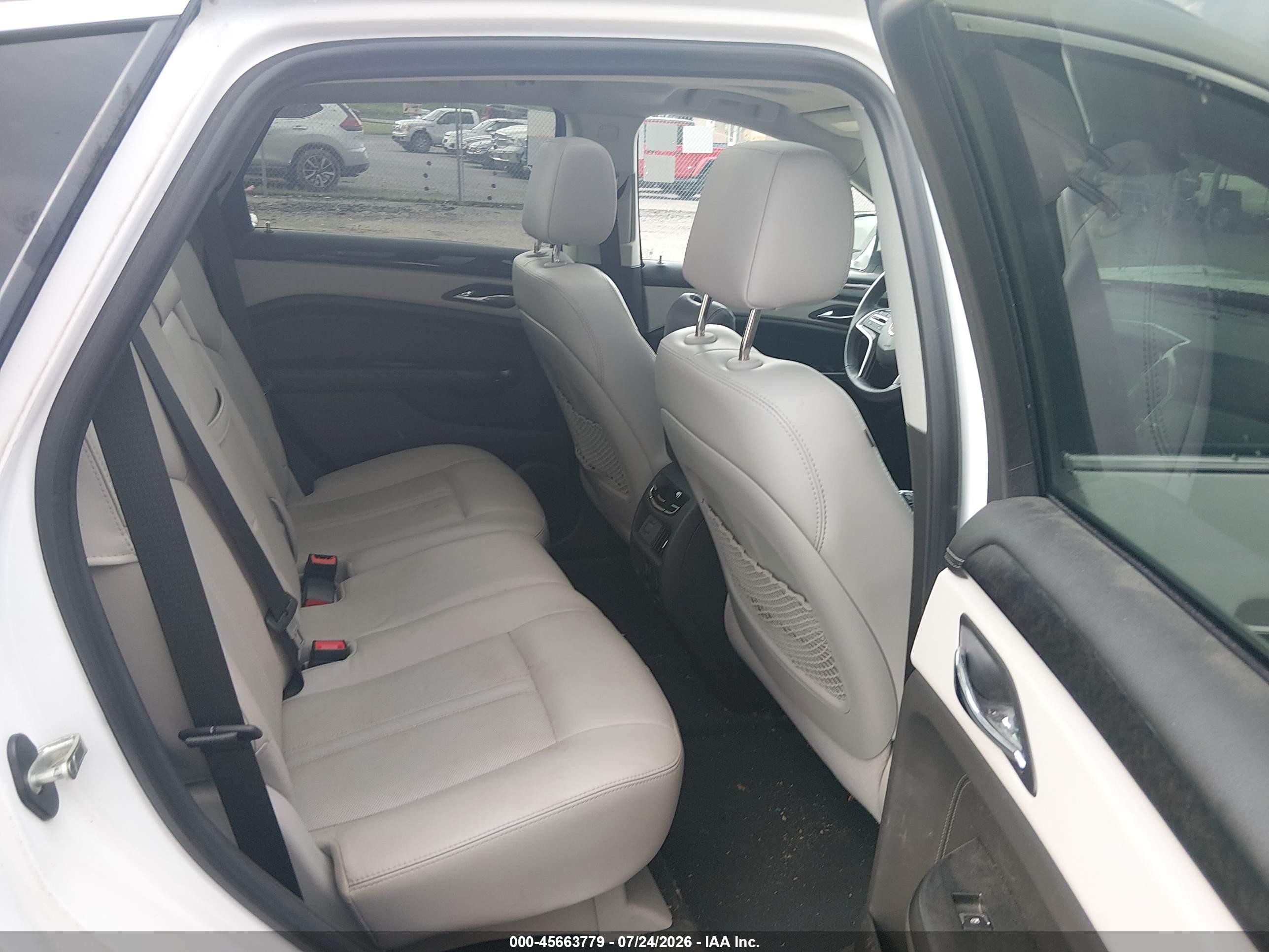 2014 Cadillac Srx Premium Collection White vin: 3GYFNGE37ES546974