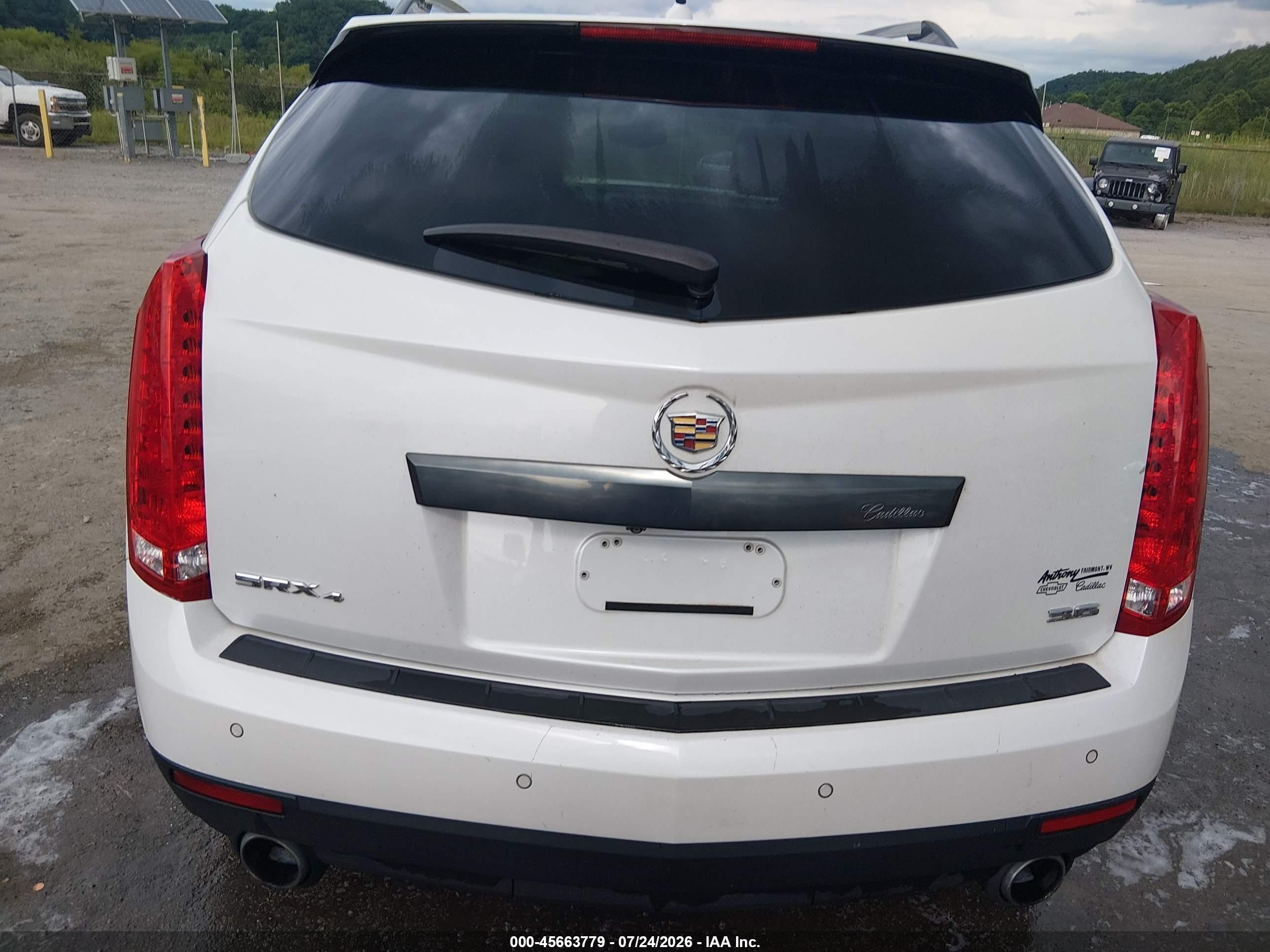 2014 Cadillac Srx Premium Collection White vin: 3GYFNGE37ES546974