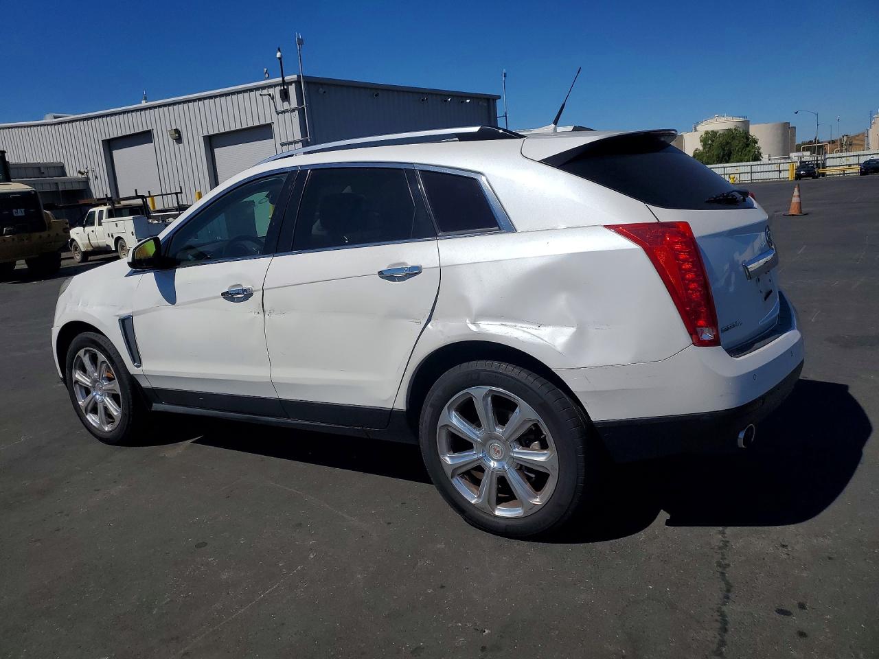 2014 Cadillac Srx Premium Collection White vin: 3GYFNGE37ES677435