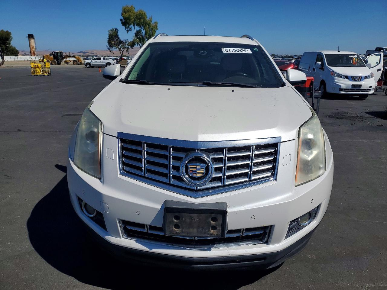 2014 Cadillac Srx Premium Collection White vin: 3GYFNGE37ES677435