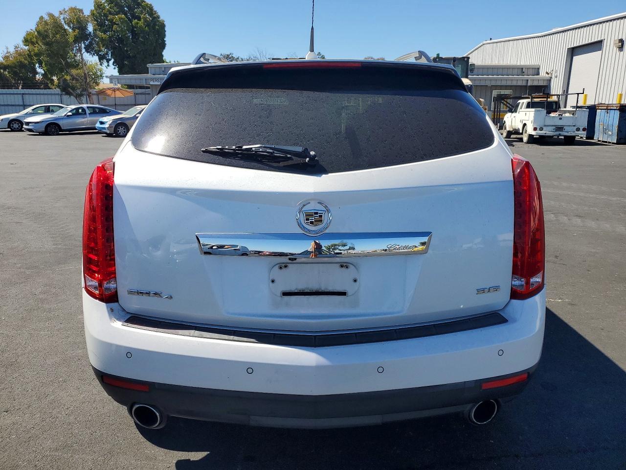 2014 Cadillac Srx Premium Collection White vin: 3GYFNGE37ES677435