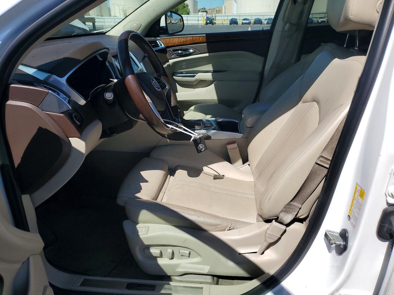 2014 Cadillac Srx Premium Collection White vin: 3GYFNGE37ES677435