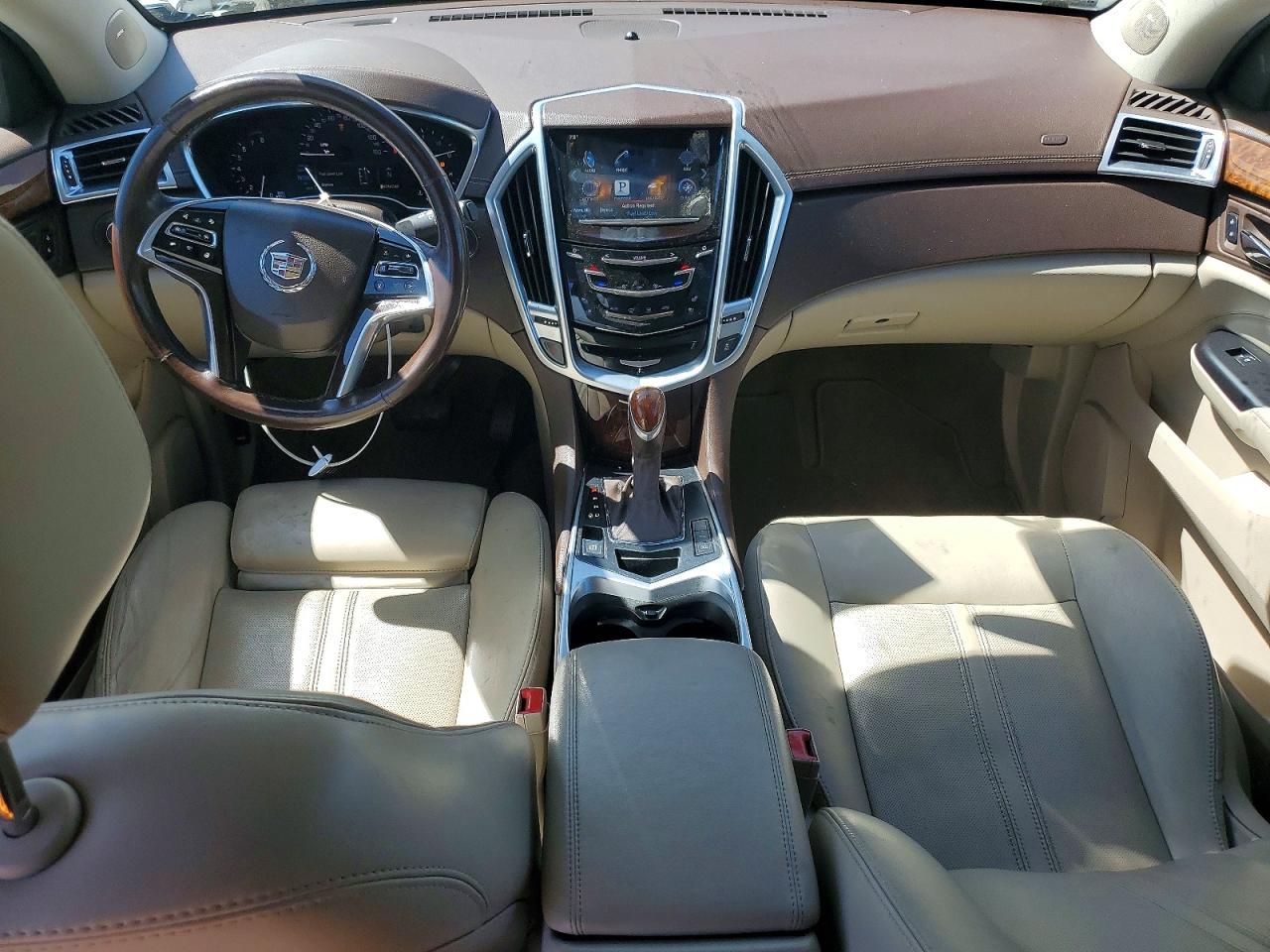 2014 Cadillac Srx Premium Collection White vin: 3GYFNGE37ES677435