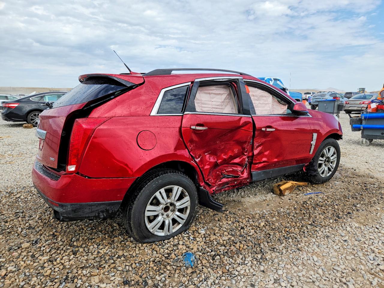 2012 Cadillac Srx Red vin: 3GYFNGE38CS528013
