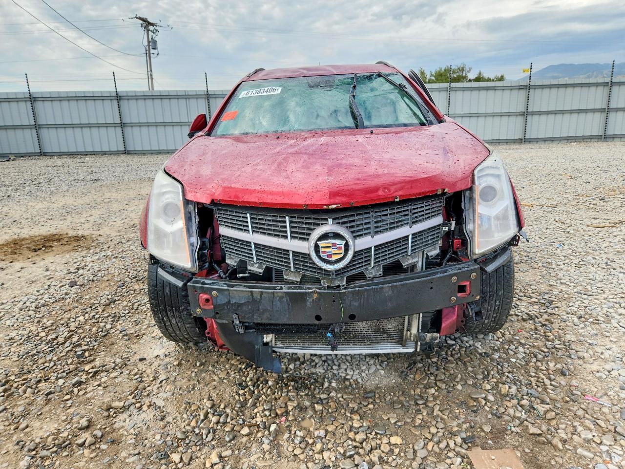 2012 Cadillac Srx Red vin: 3GYFNGE38CS528013