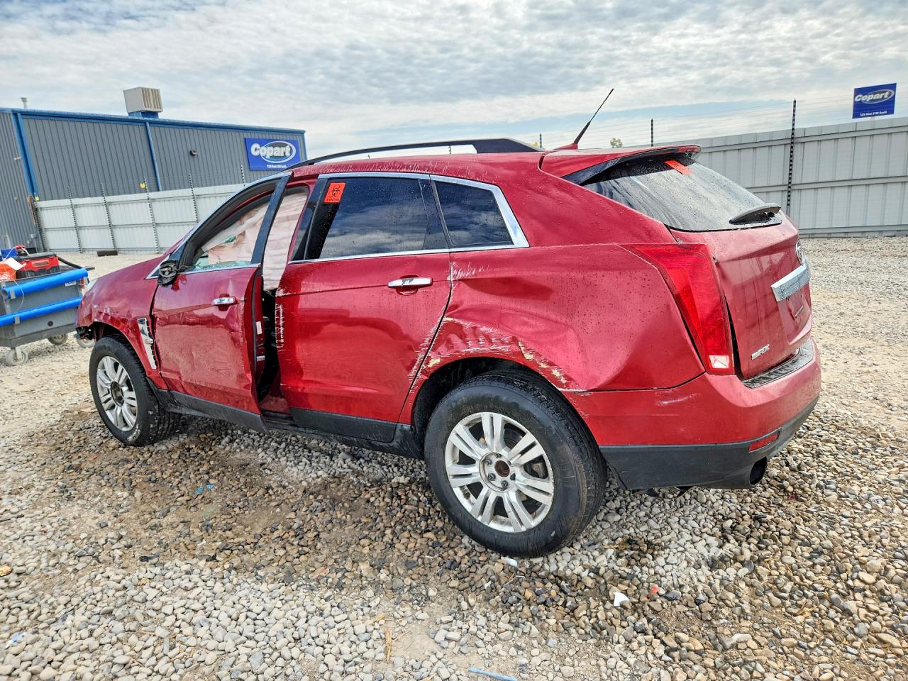 2012 Cadillac Srx Red vin: 3GYFNGE38CS528013