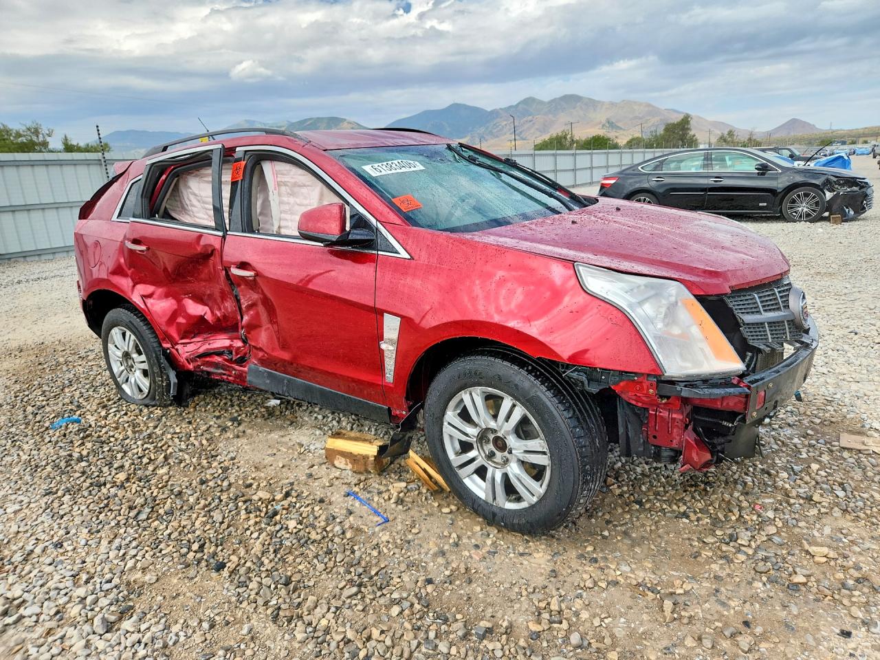 2012 Cadillac Srx Red vin: 3GYFNGE38CS528013