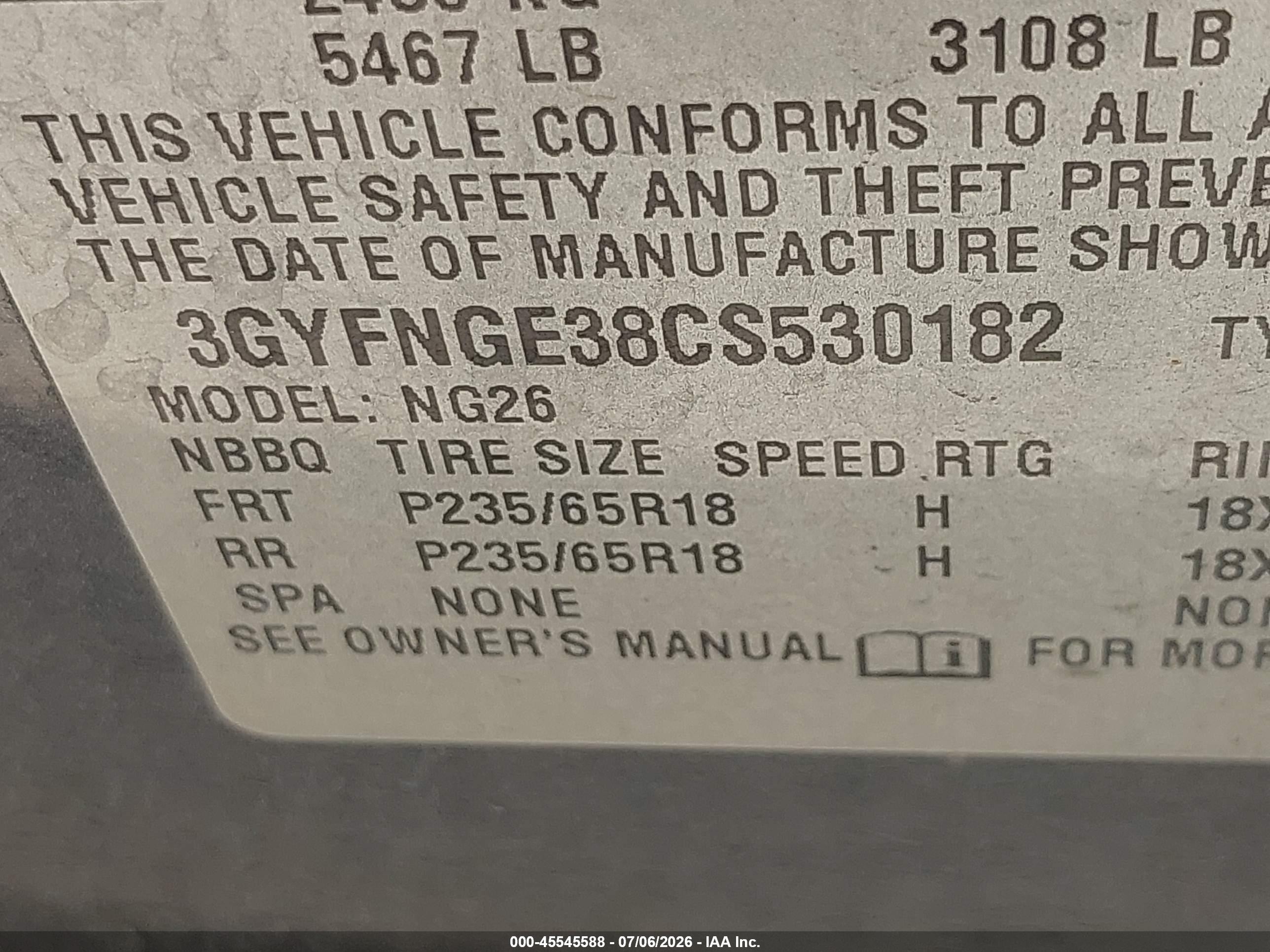 2012 Cadillac Srx Standard Gray vin: 3GYFNGE38CS530182