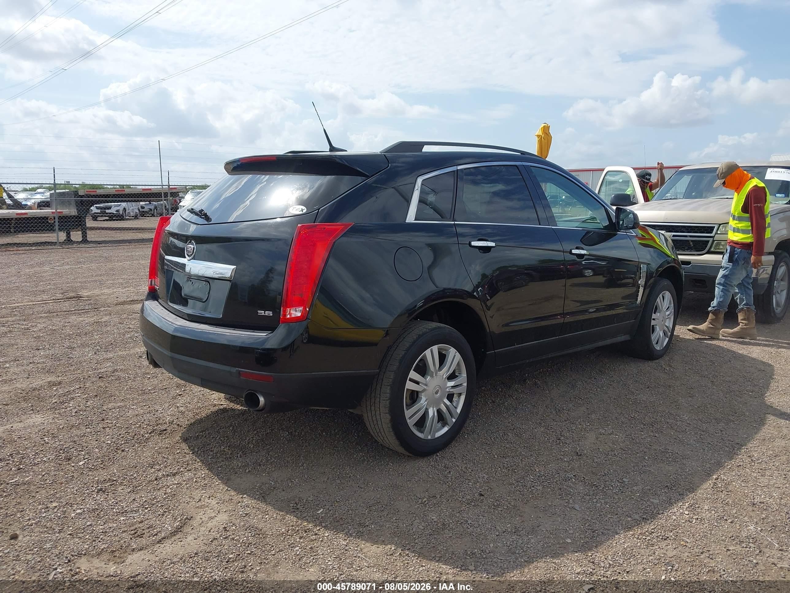 2012 Cadillac Srx Standard Black vin: 3GYFNGE38CS634798