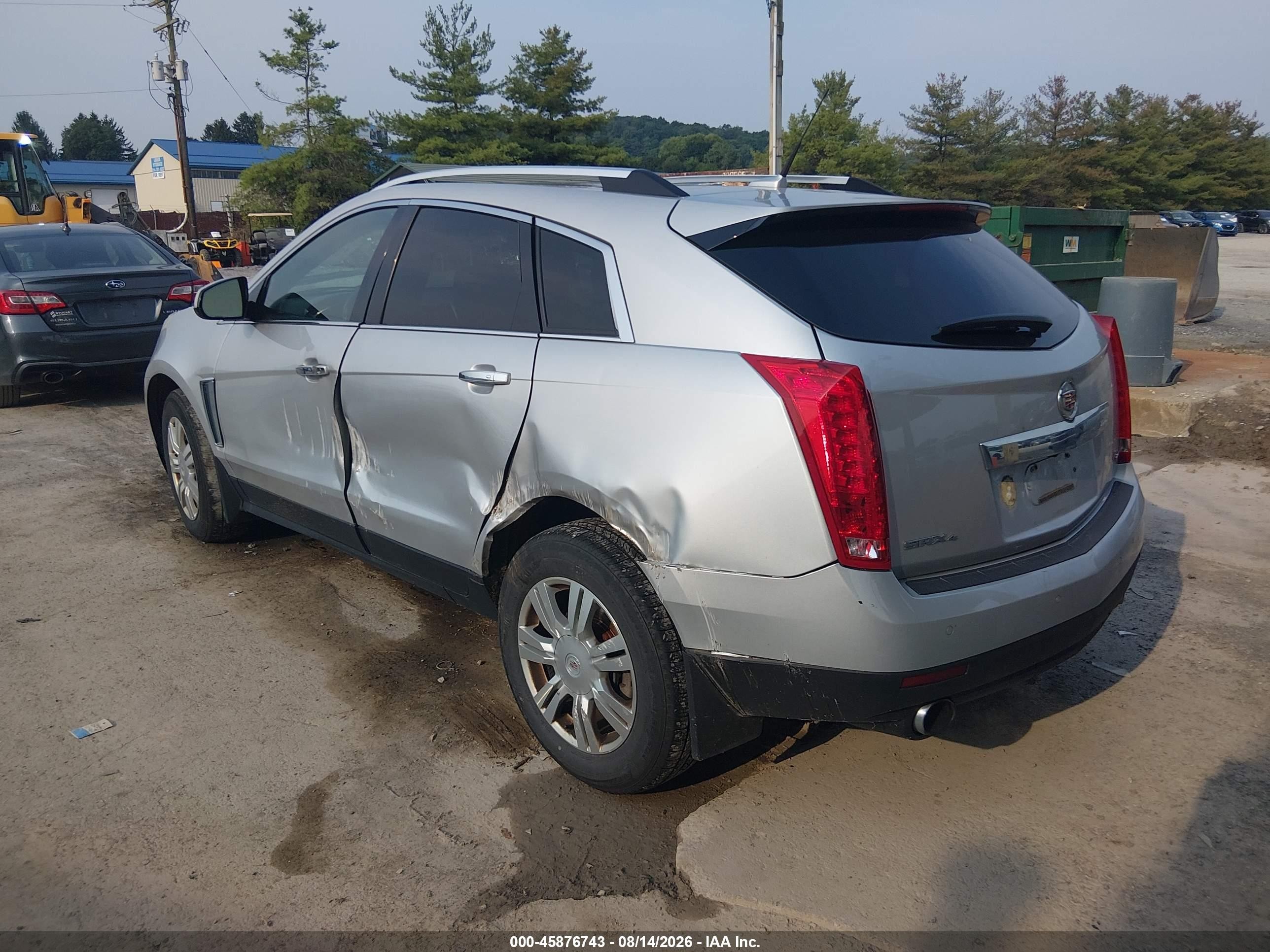 2013 Cadillac Srx Luxury Collection Silver vin: 3GYFNGE38DS607473