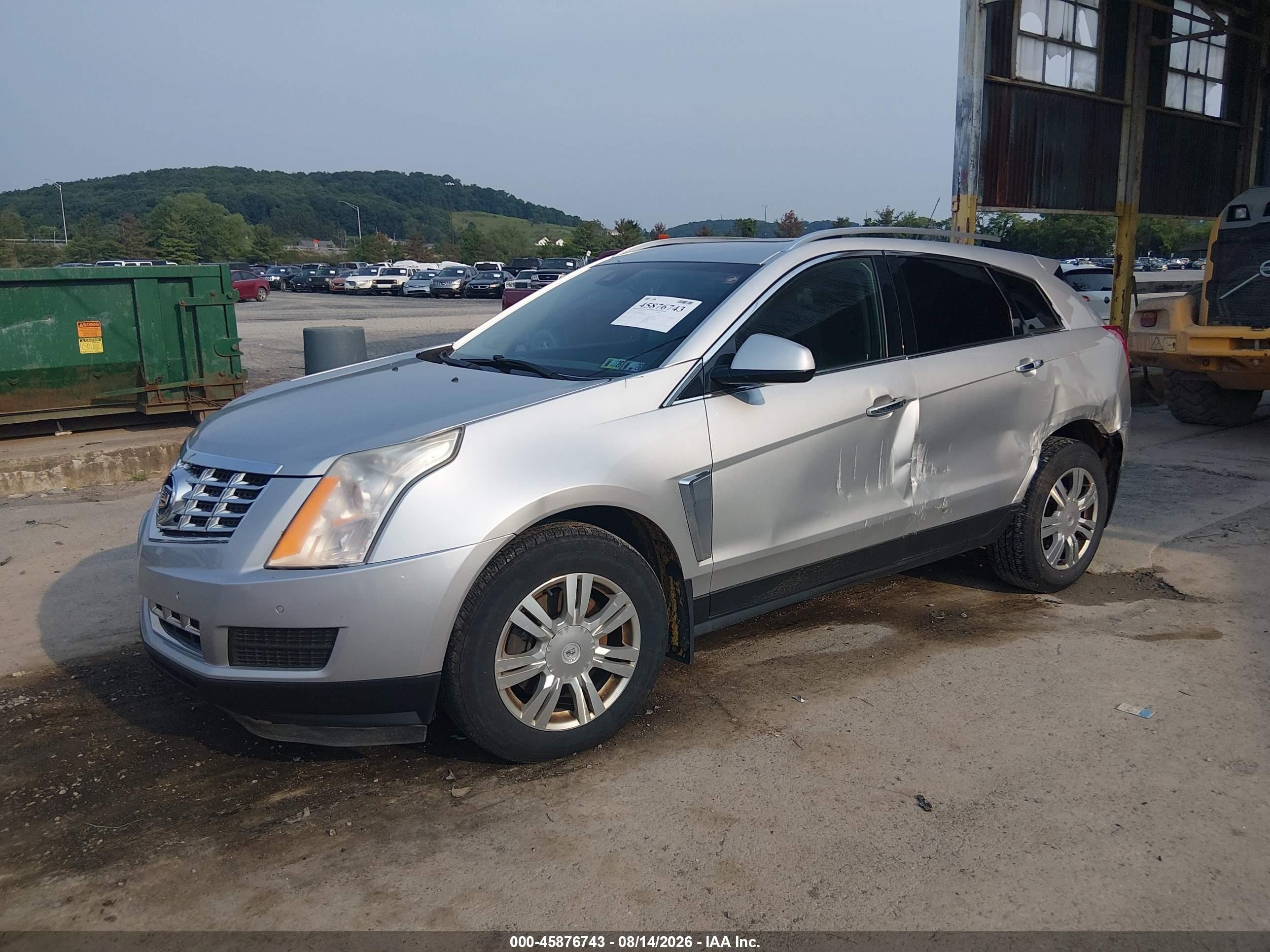 2013 Cadillac Srx Luxury Collection Silver vin: 3GYFNGE38DS607473