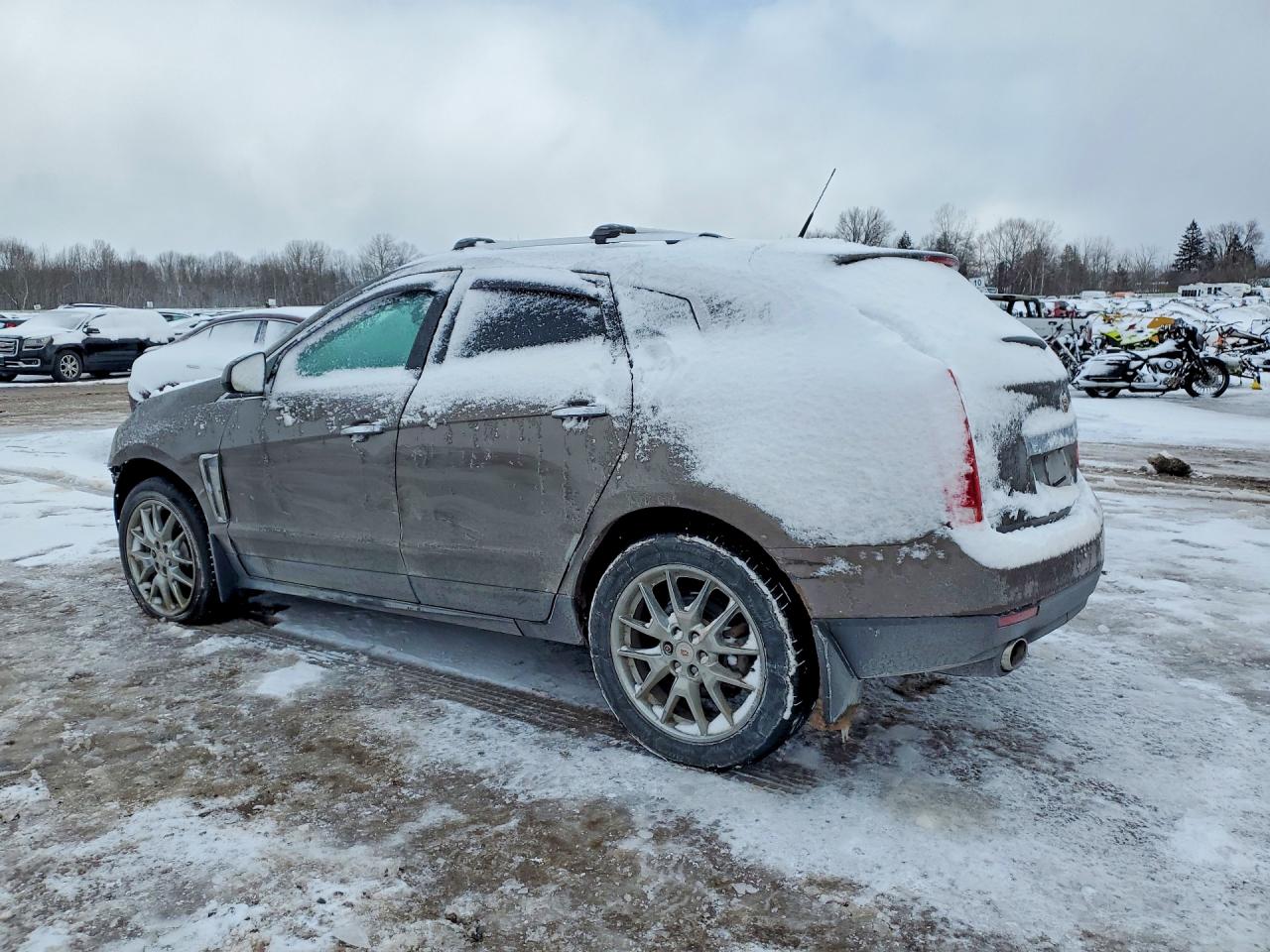 2014 Cadillac Srx Premium Collection Brown vin: 3GYFNGE38ES565355