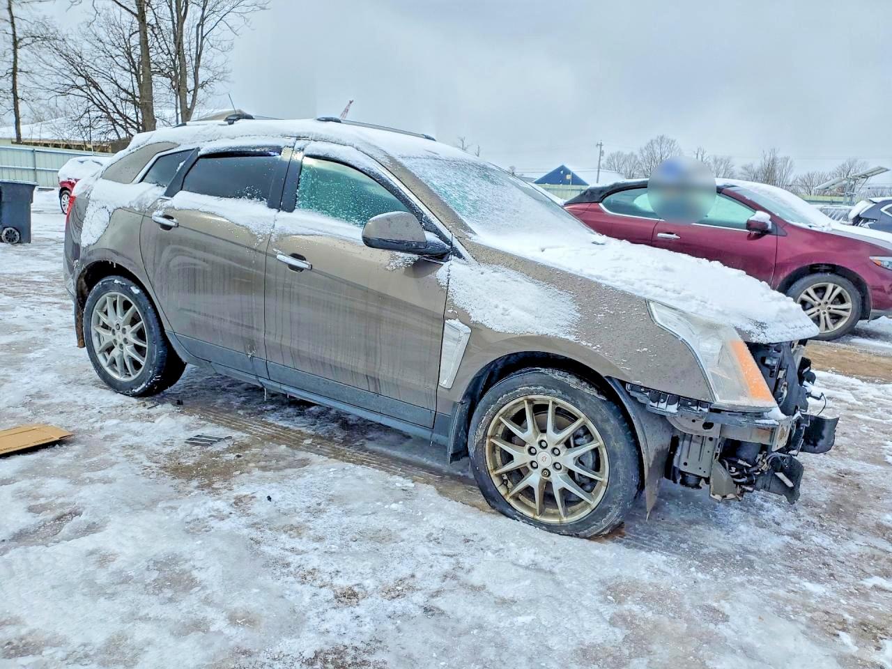 2014 Cadillac Srx Premium Collection Brown vin: 3GYFNGE38ES565355