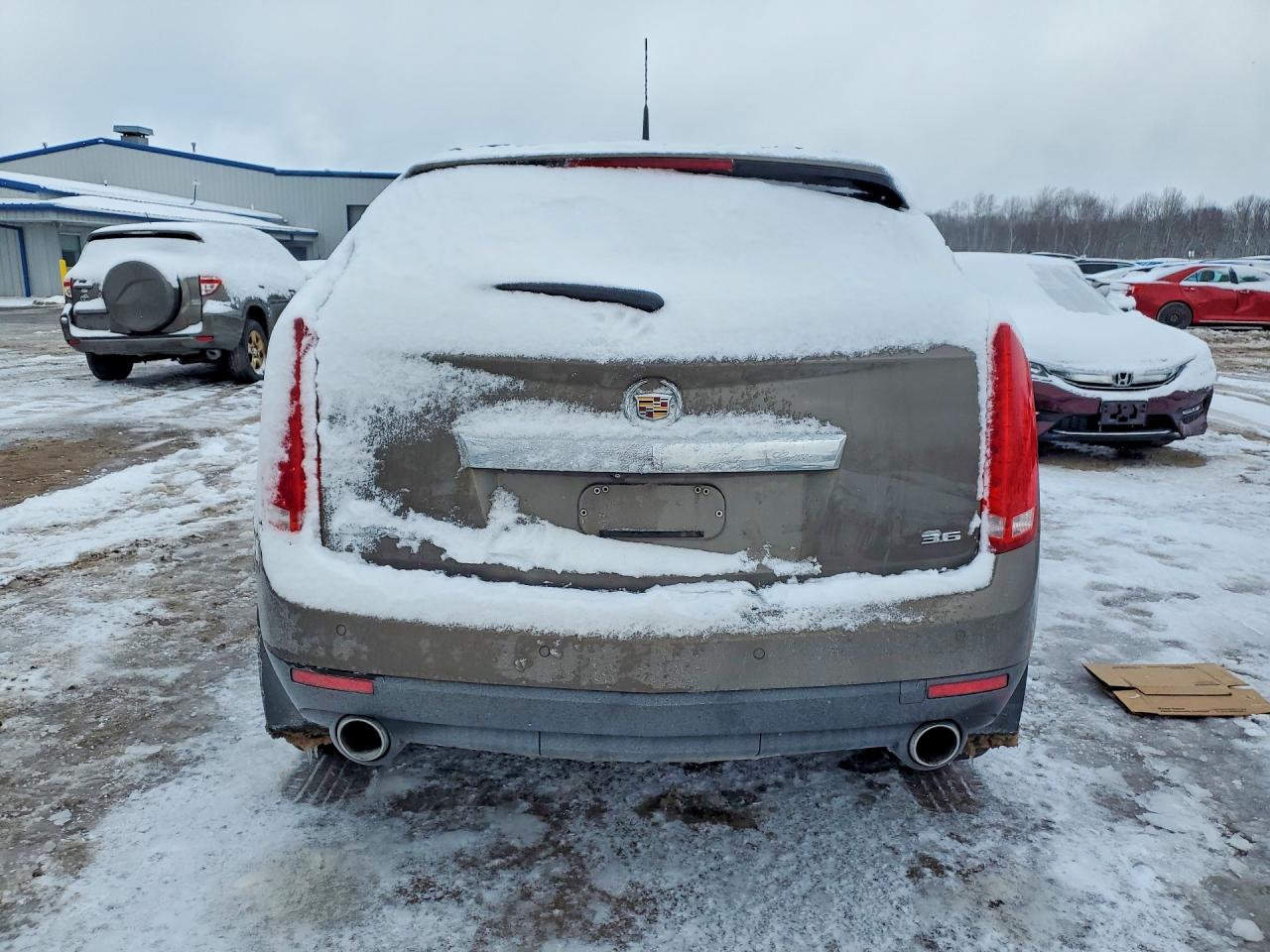 2014 Cadillac Srx Premium Collection Brown vin: 3GYFNGE38ES565355