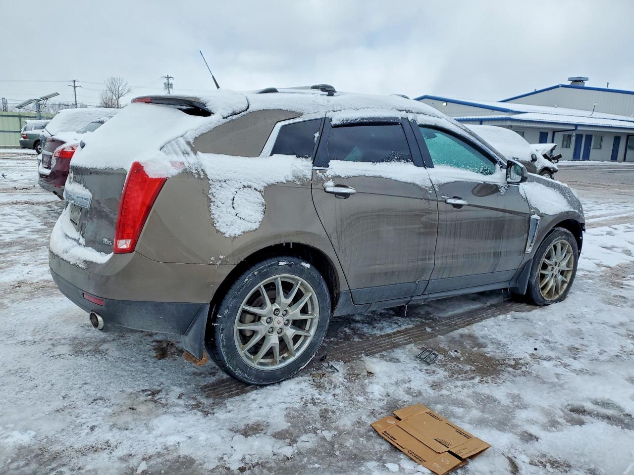 2014 Cadillac Srx Premium Collection Brown vin: 3GYFNGE38ES565355