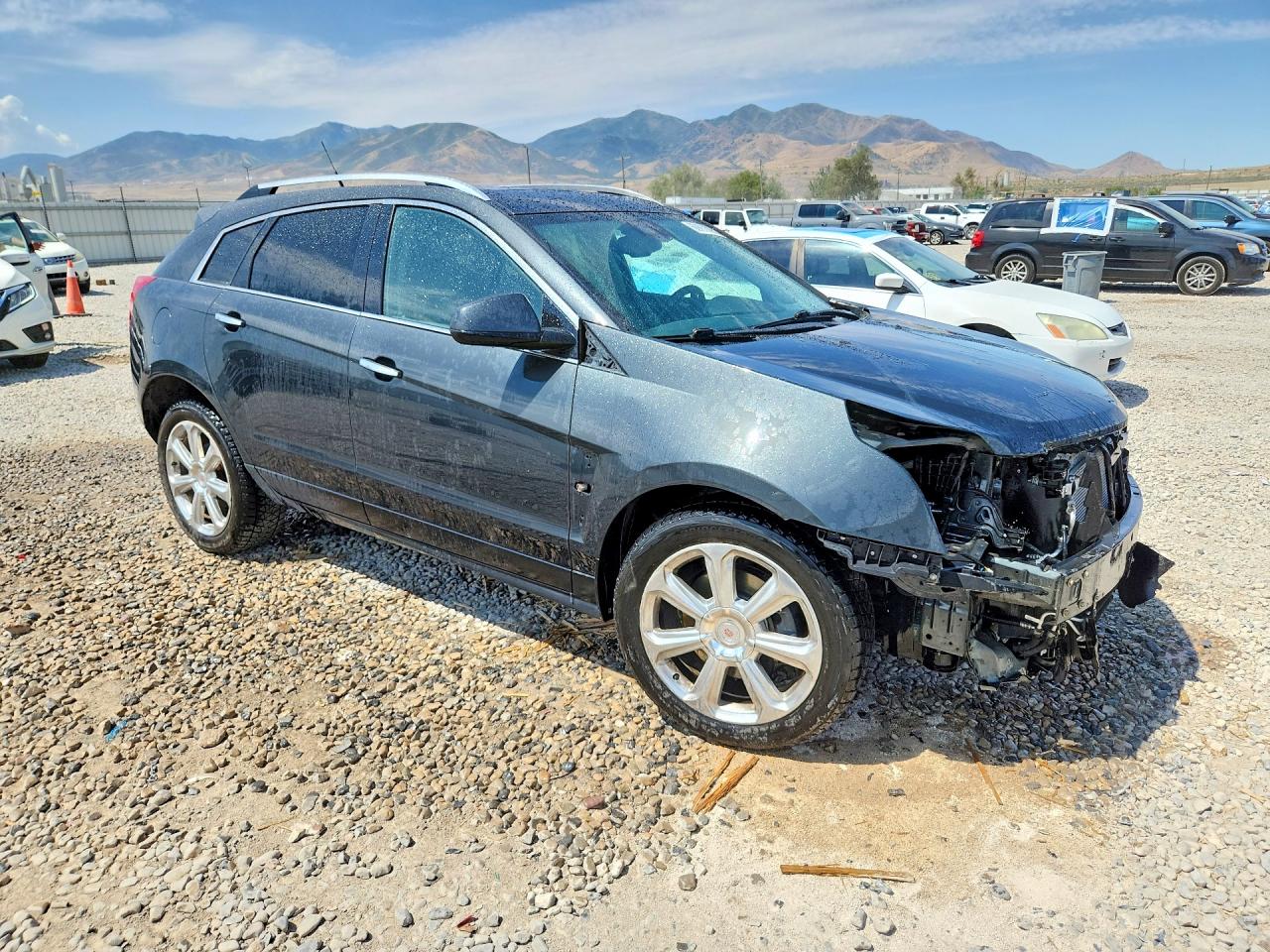 2014 Cadillac Srx Premium Collection Black vin: 3GYFNGE38ES627448