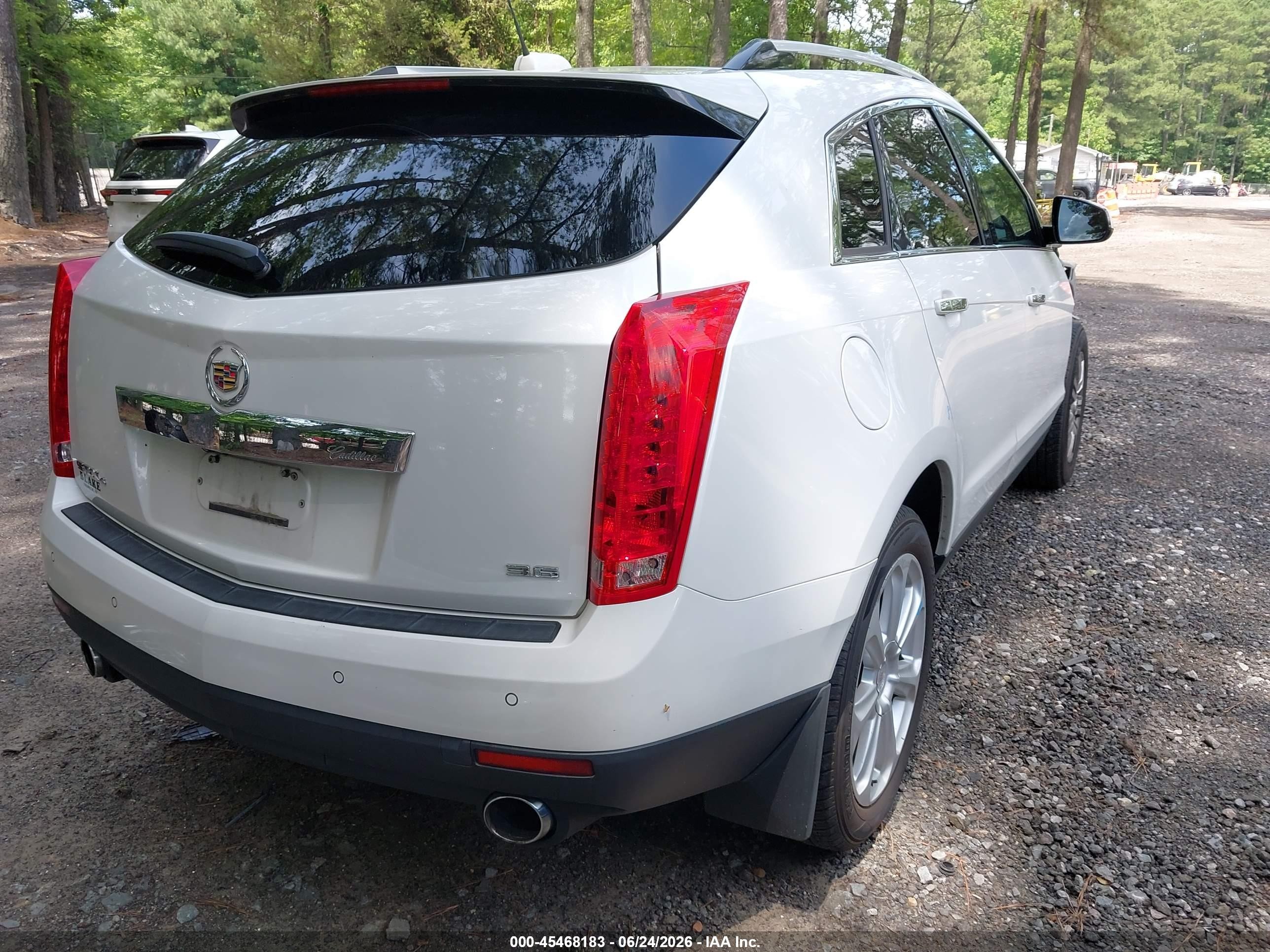 2015 Cadillac Srx Premium Collection White vin: 3GYFNGE38FS581959