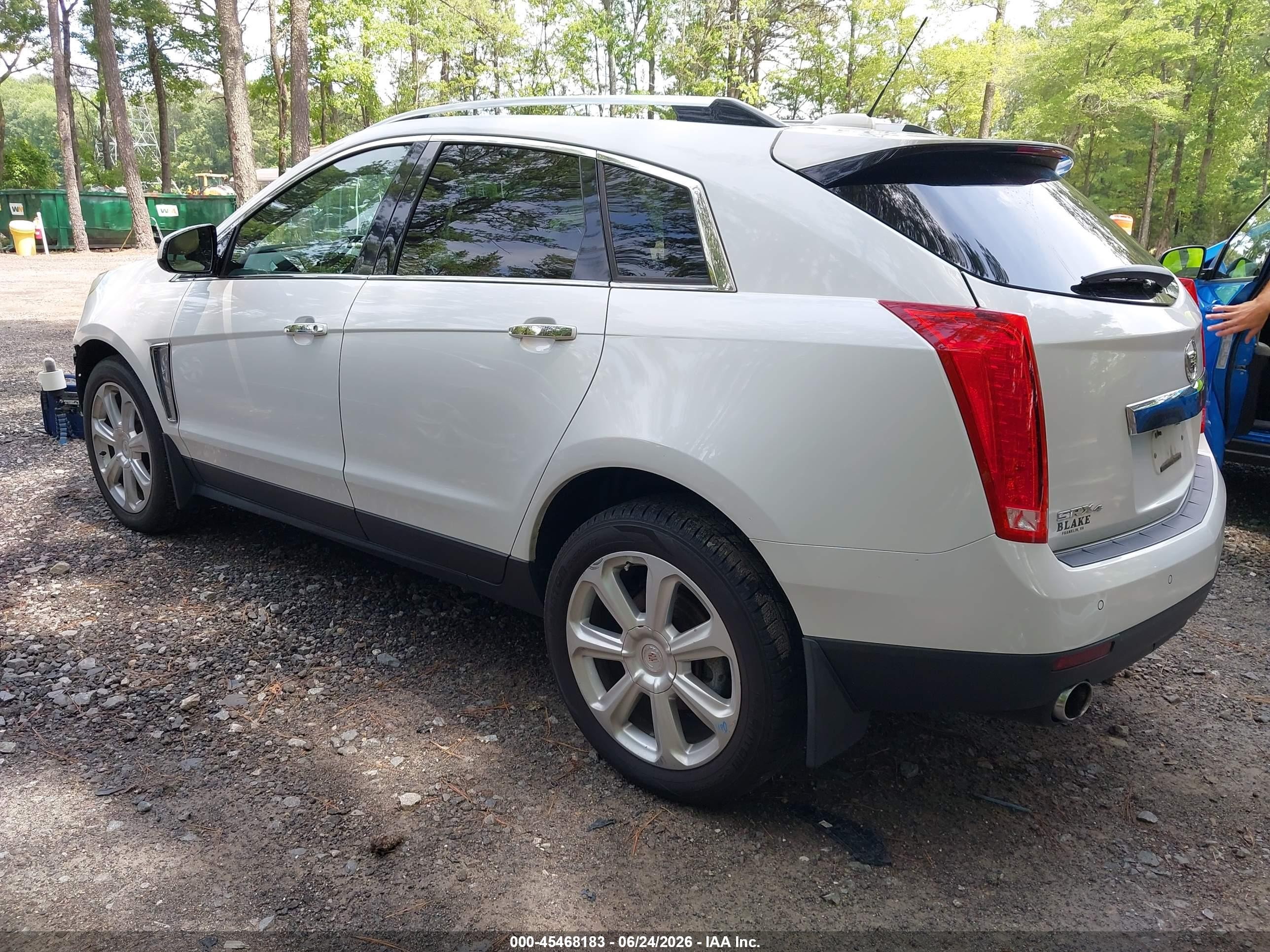 2015 Cadillac Srx Premium Collection White vin: 3GYFNGE38FS581959