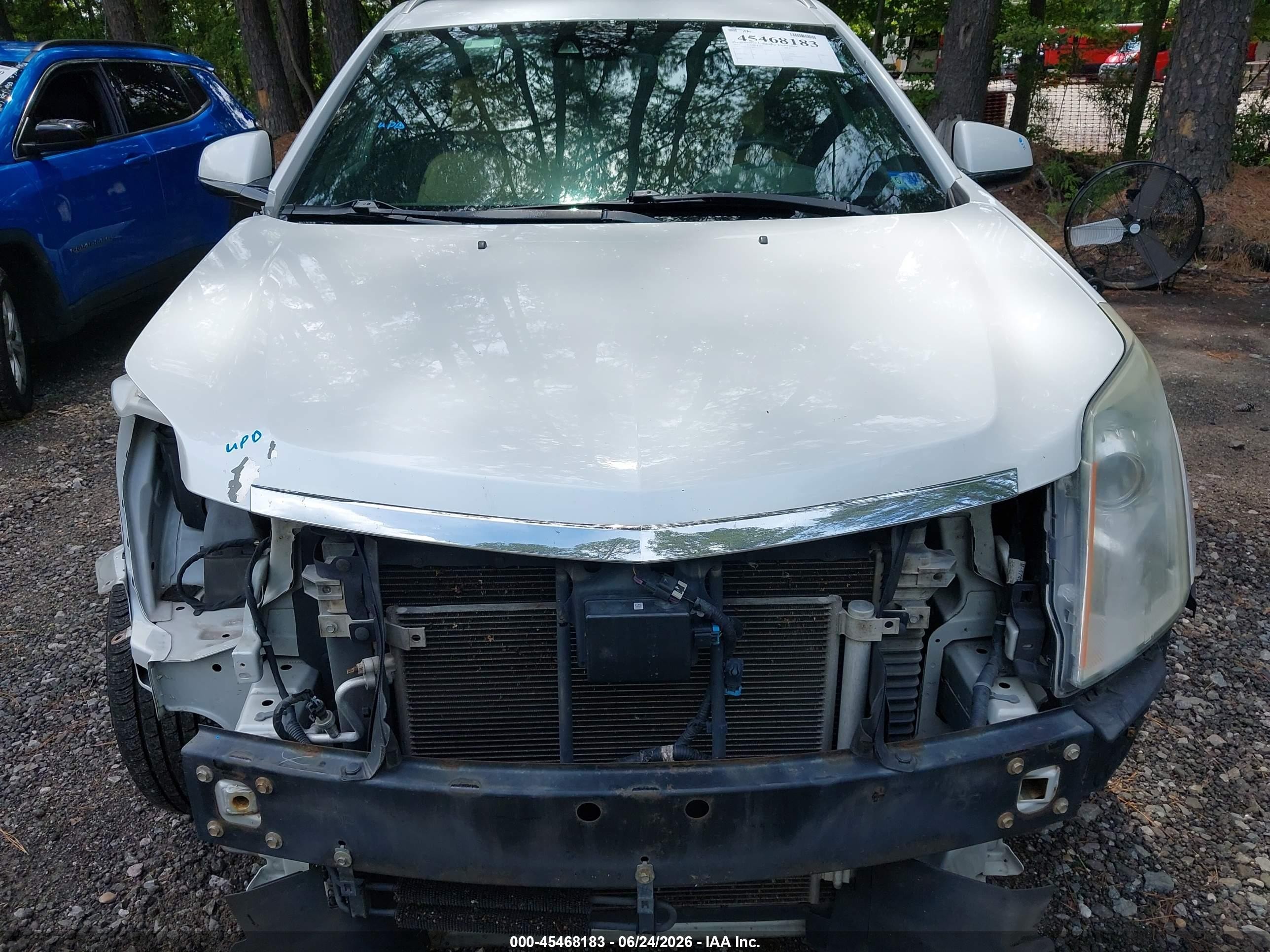 2015 Cadillac Srx Premium Collection White vin: 3GYFNGE38FS581959