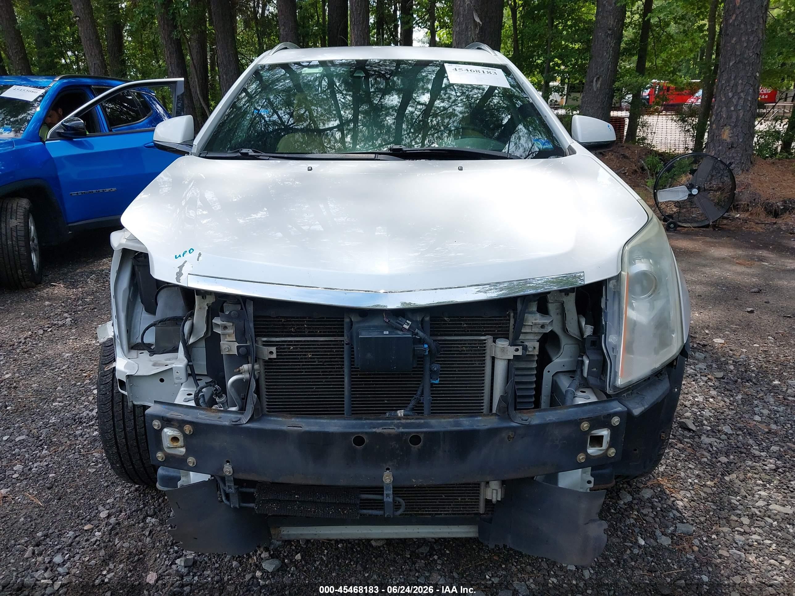 2015 Cadillac Srx Premium Collection White vin: 3GYFNGE38FS581959