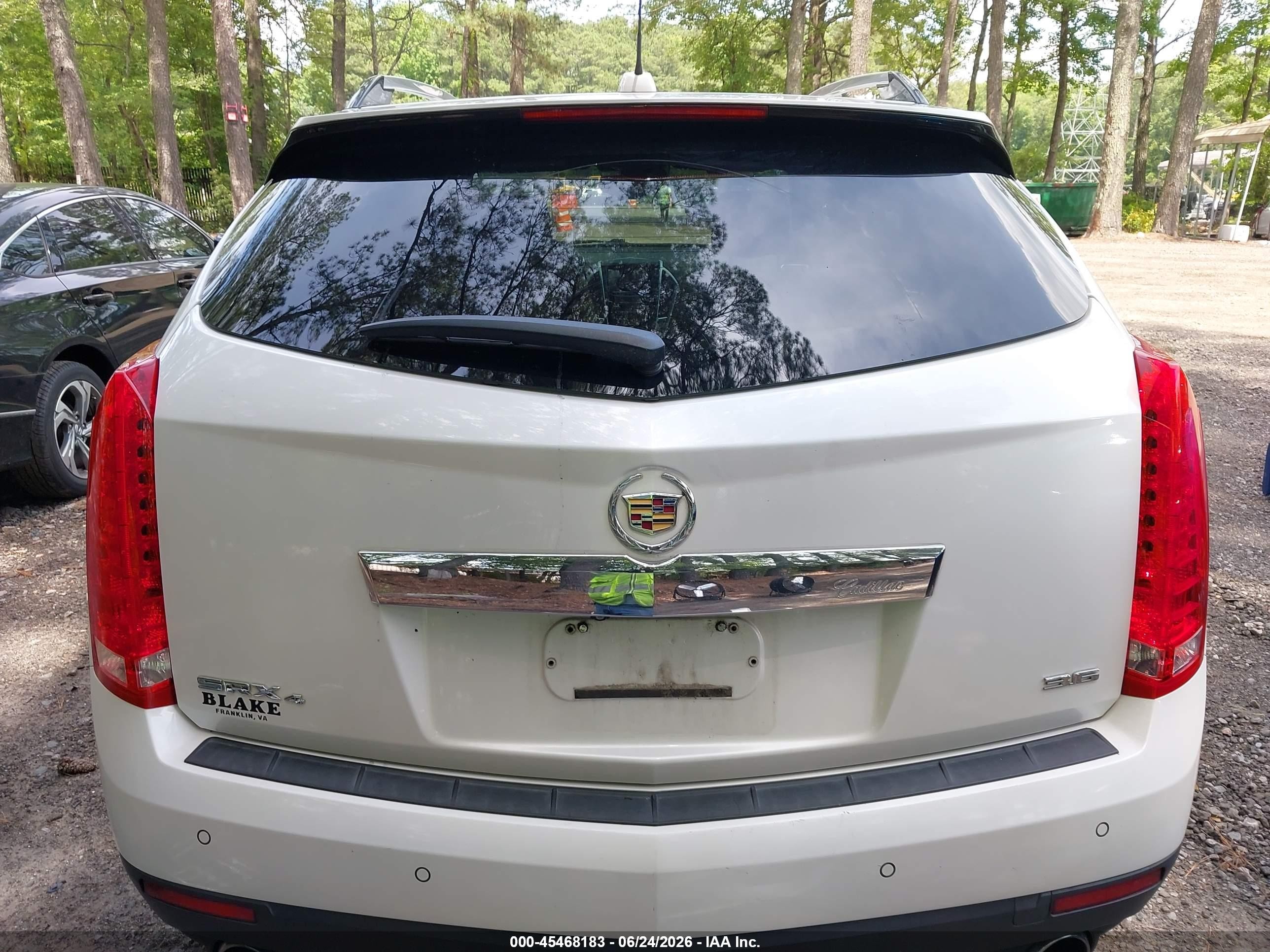2015 Cadillac Srx Premium Collection White vin: 3GYFNGE38FS581959