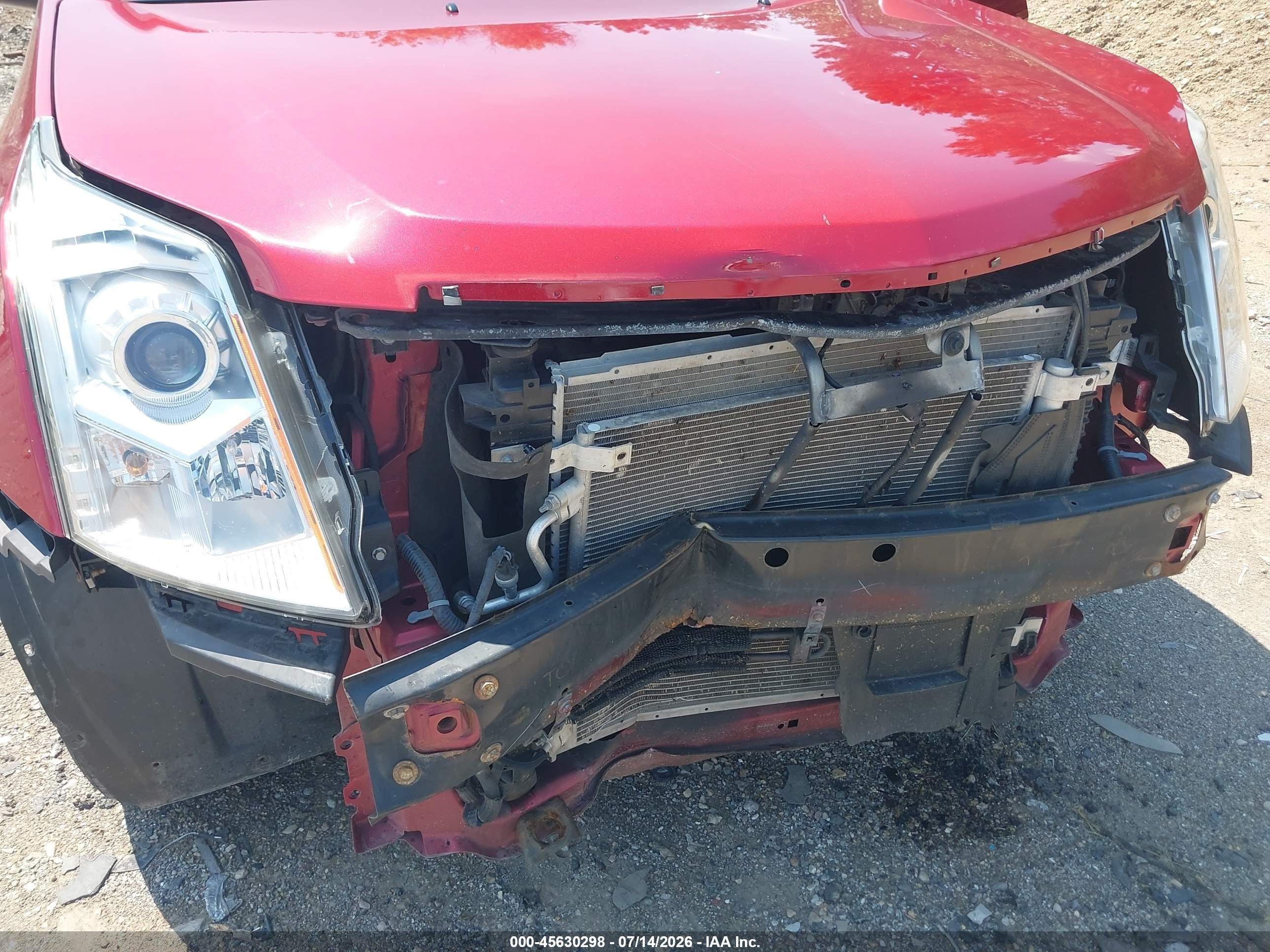 2012 Cadillac Srx Standard Красный vin: 3GYFNGE39CS655420