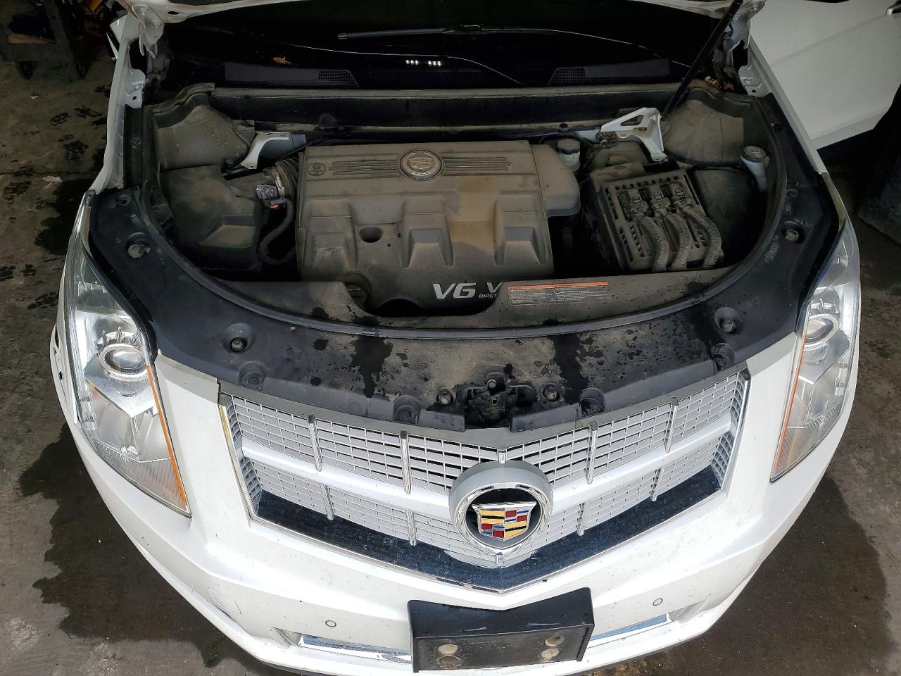 2013 Cadillac Srx Luxury Collection White vin: 3GYFNGE39DS554962