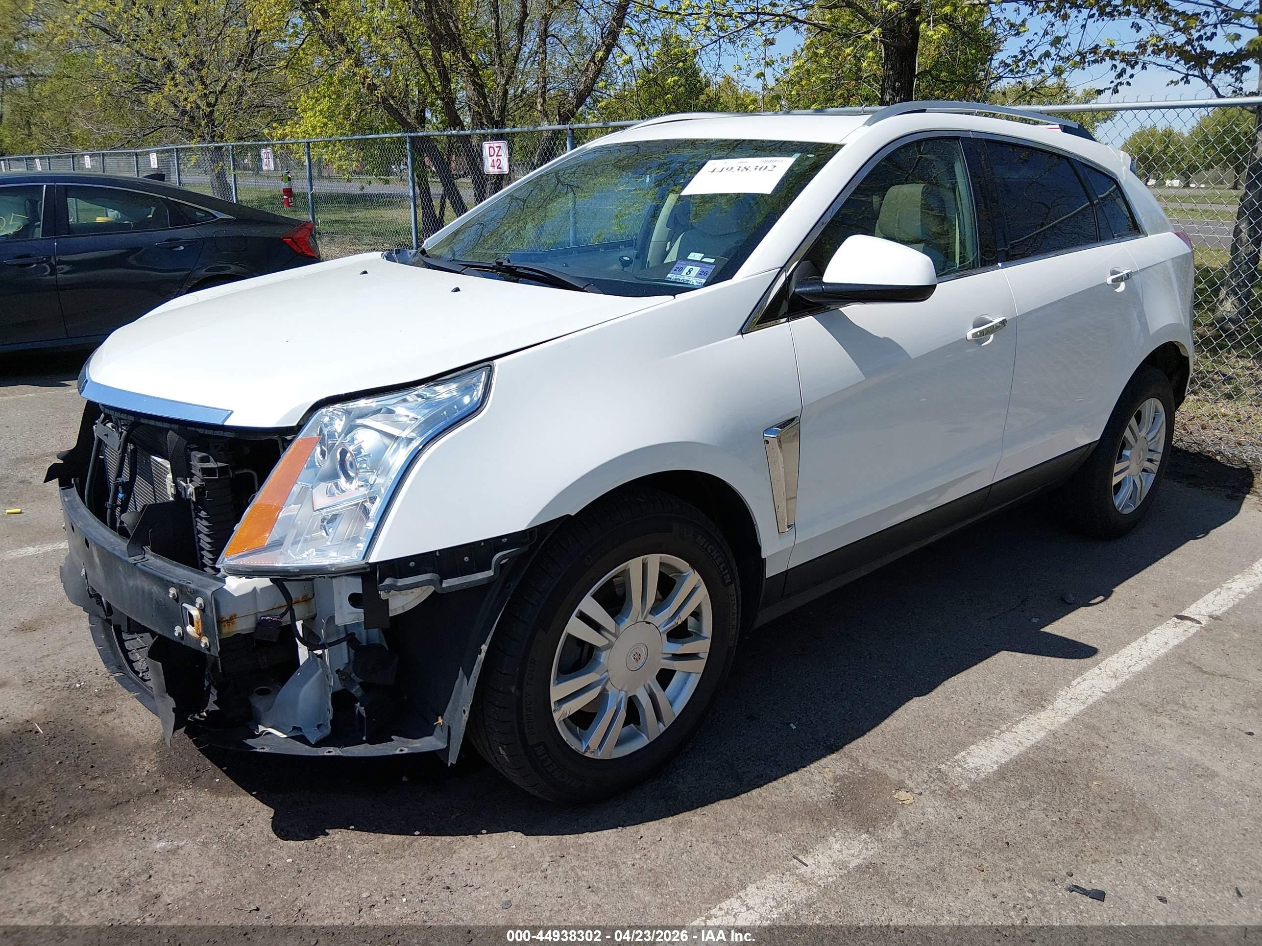 2013 Cadillac Srx Luxury Collection White vin: 3GYFNGE39DS629840