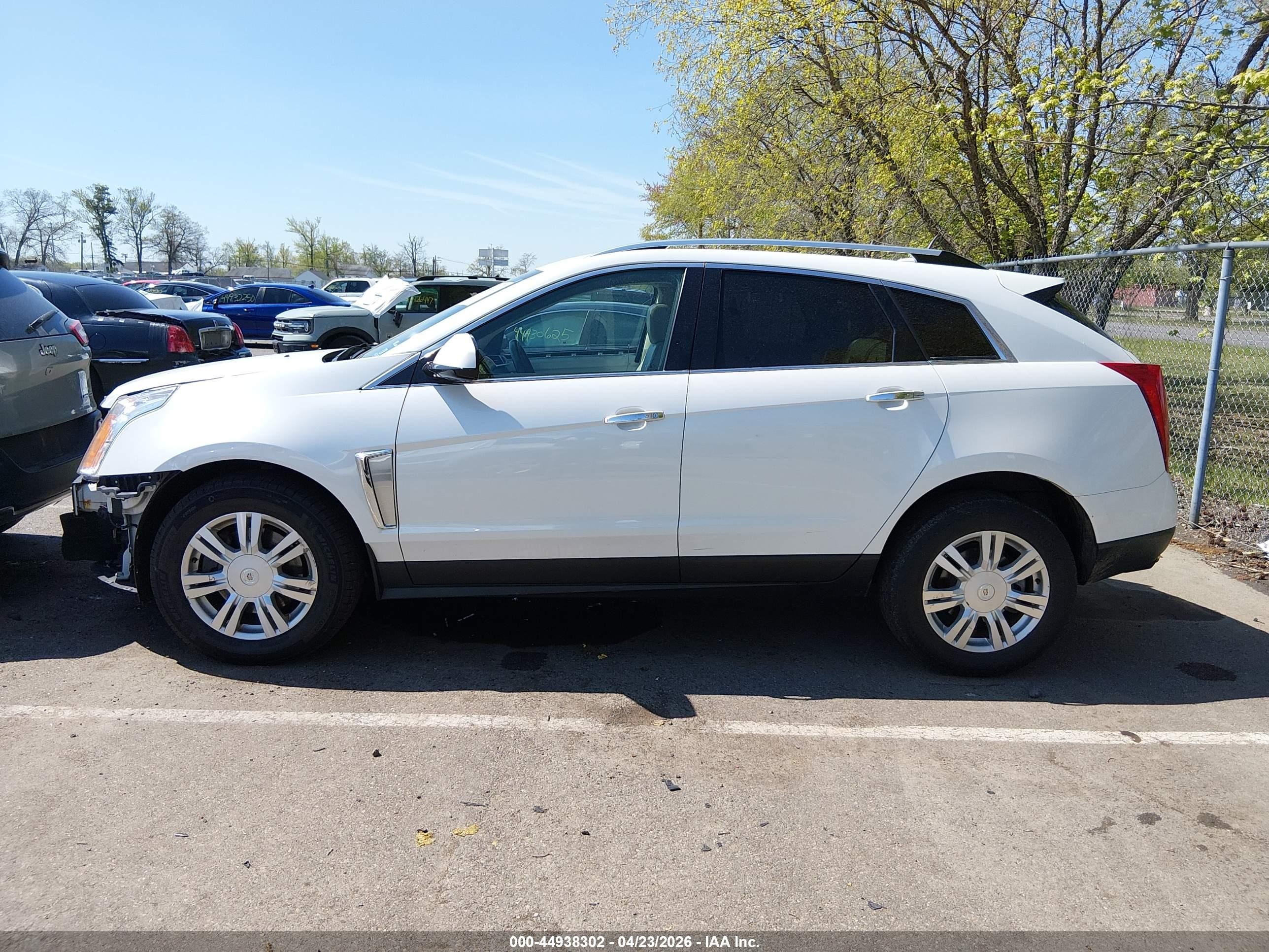 2013 Cadillac Srx Luxury Collection White vin: 3GYFNGE39DS629840