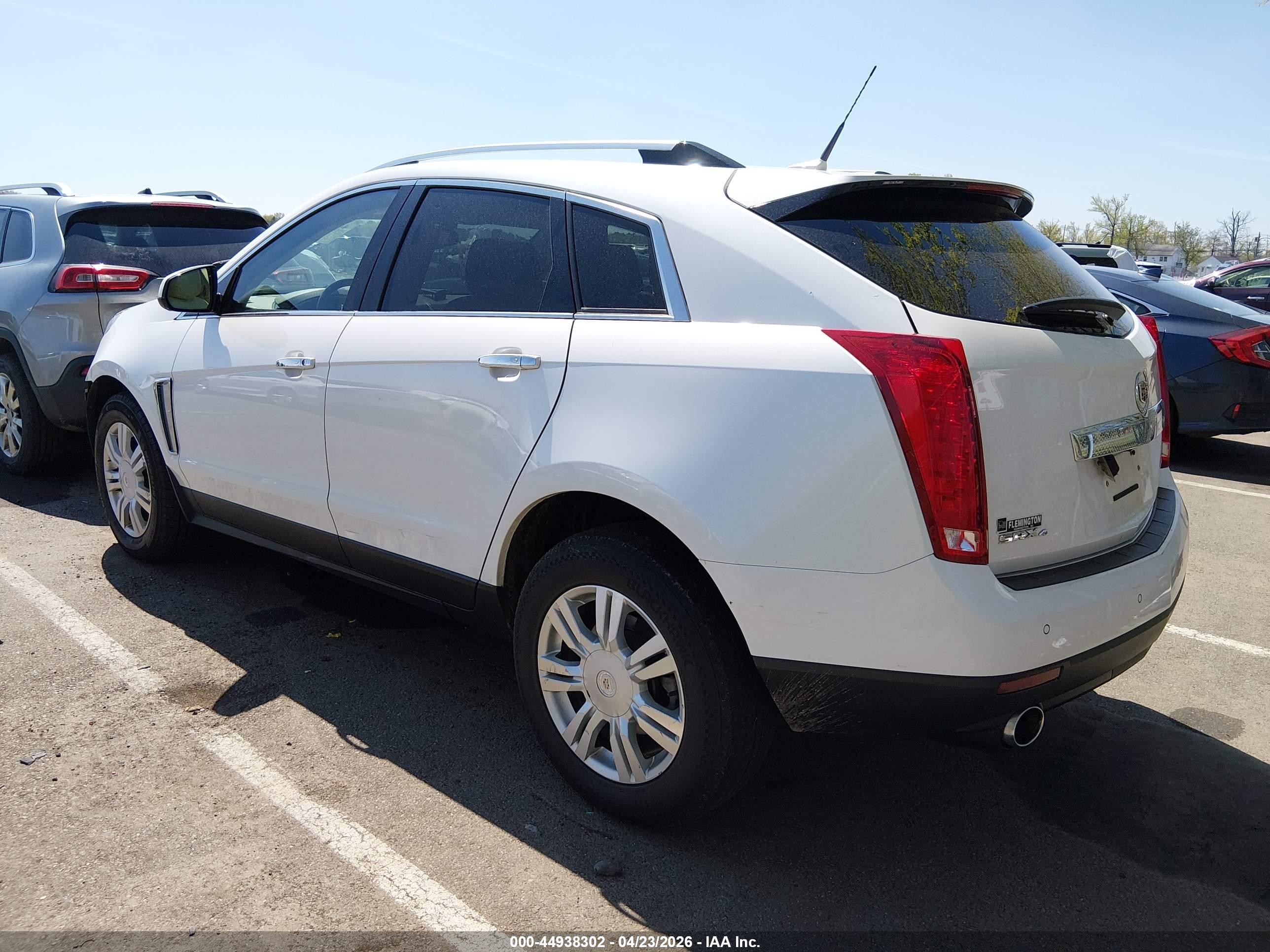 2013 Cadillac Srx Luxury Collection White vin: 3GYFNGE39DS629840