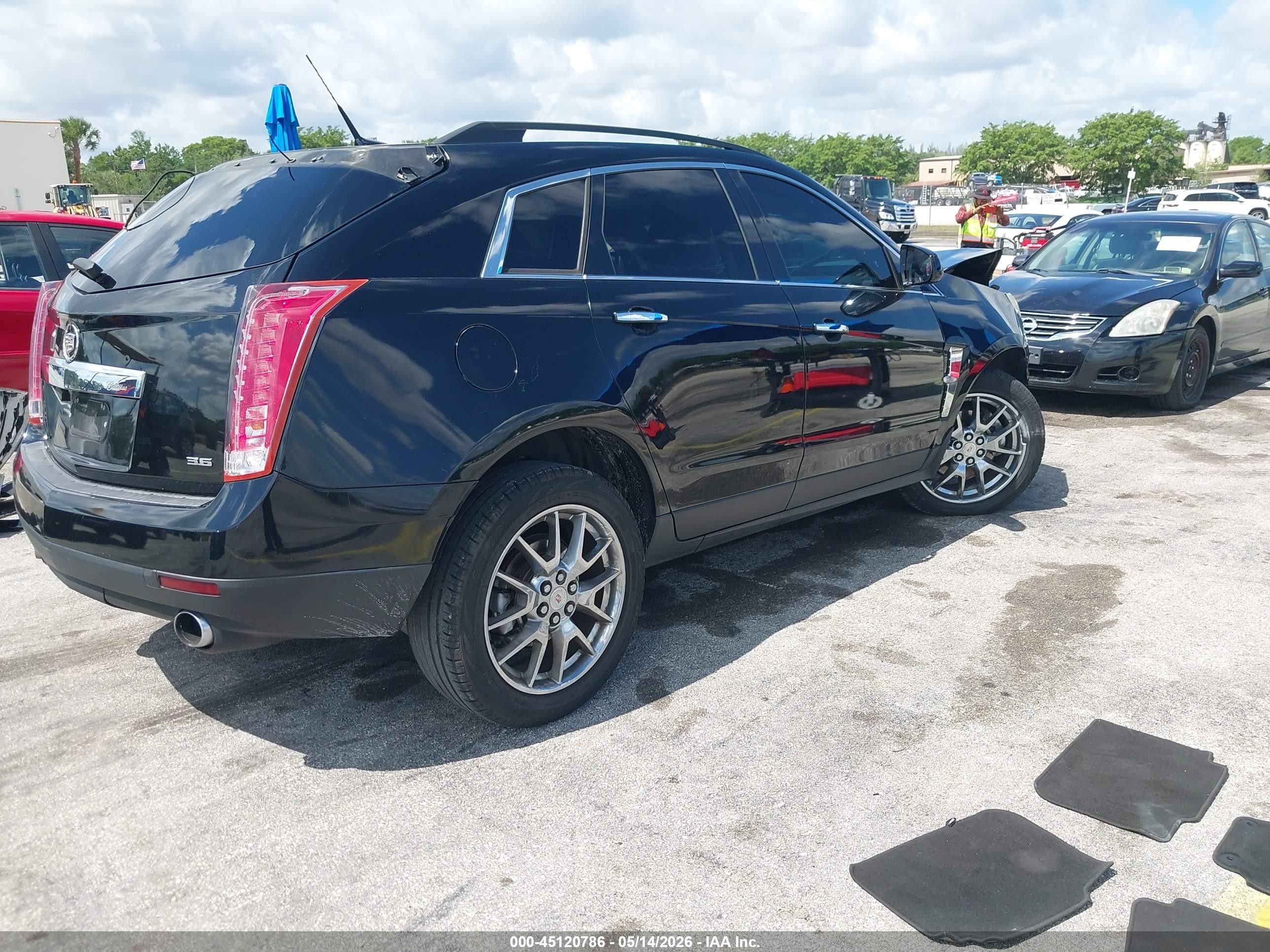 2012 Cadillac Srx Standard Черный vin: 3GYFNGE3XCS642661