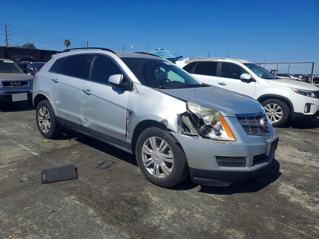 2012 Cadillac Srx Серебряный vin: 3GYFNGE3XCS645771