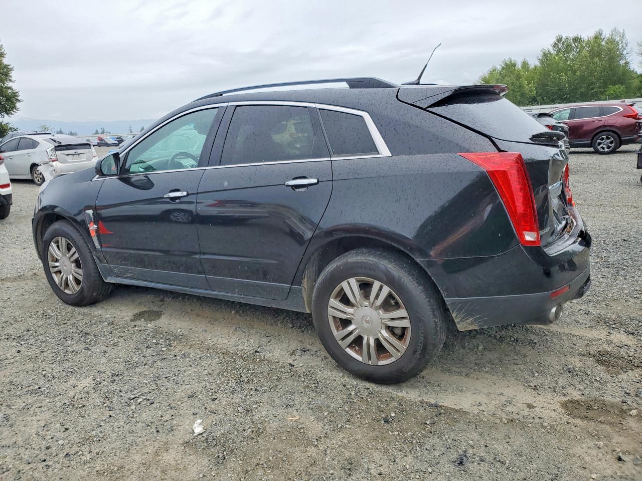 2012 Cadillac Srx Black vin: 3GYFNGE3XCS654843