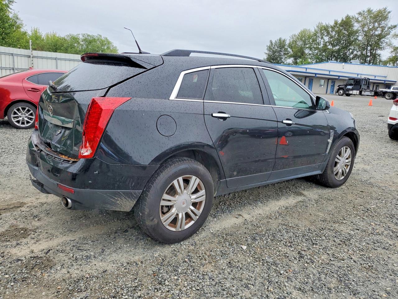 2012 Cadillac Srx Black vin: 3GYFNGE3XCS654843