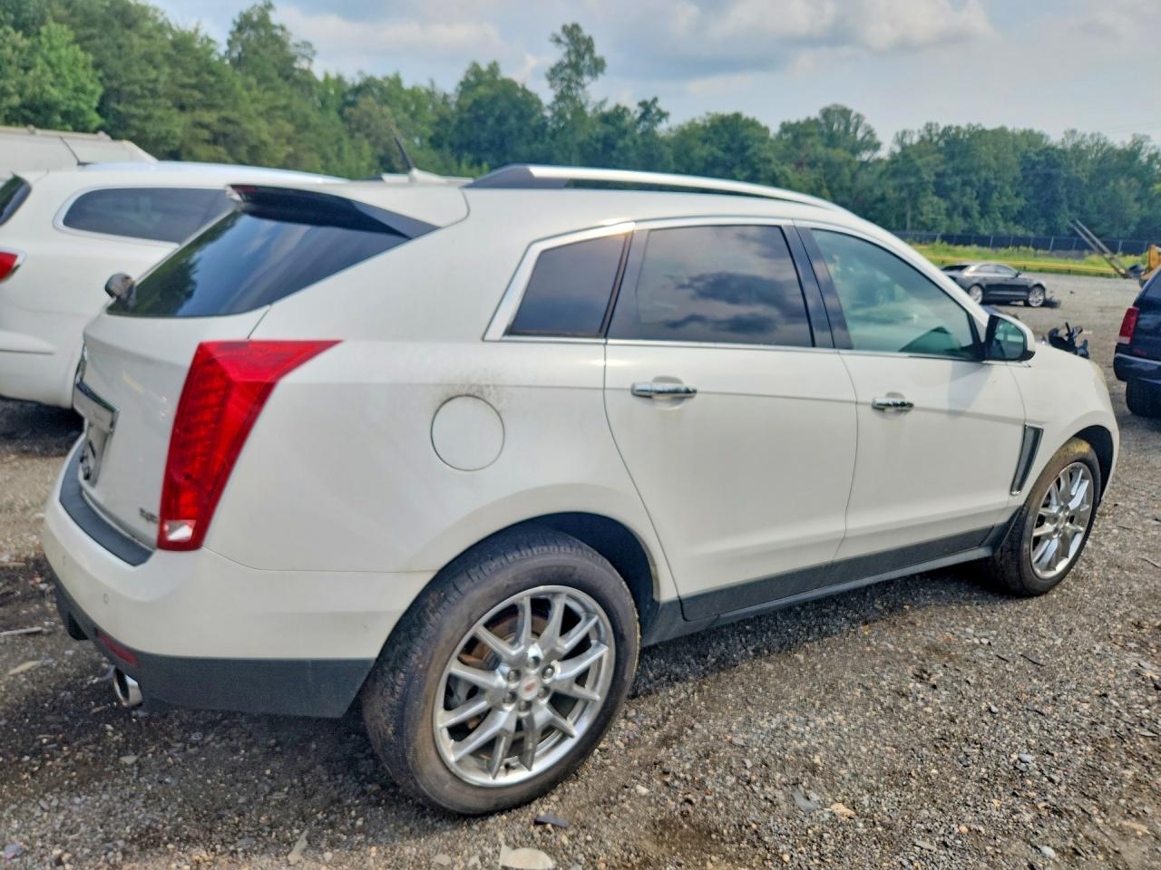 2014 Cadillac Srx Premium Collection White vin: 3GYFNGE3XES533362