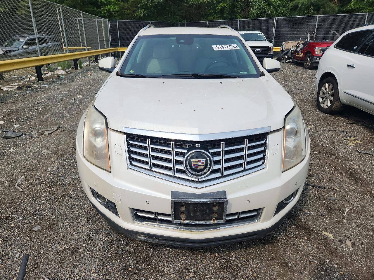 2014 Cadillac Srx Premium Collection White vin: 3GYFNGE3XES533362