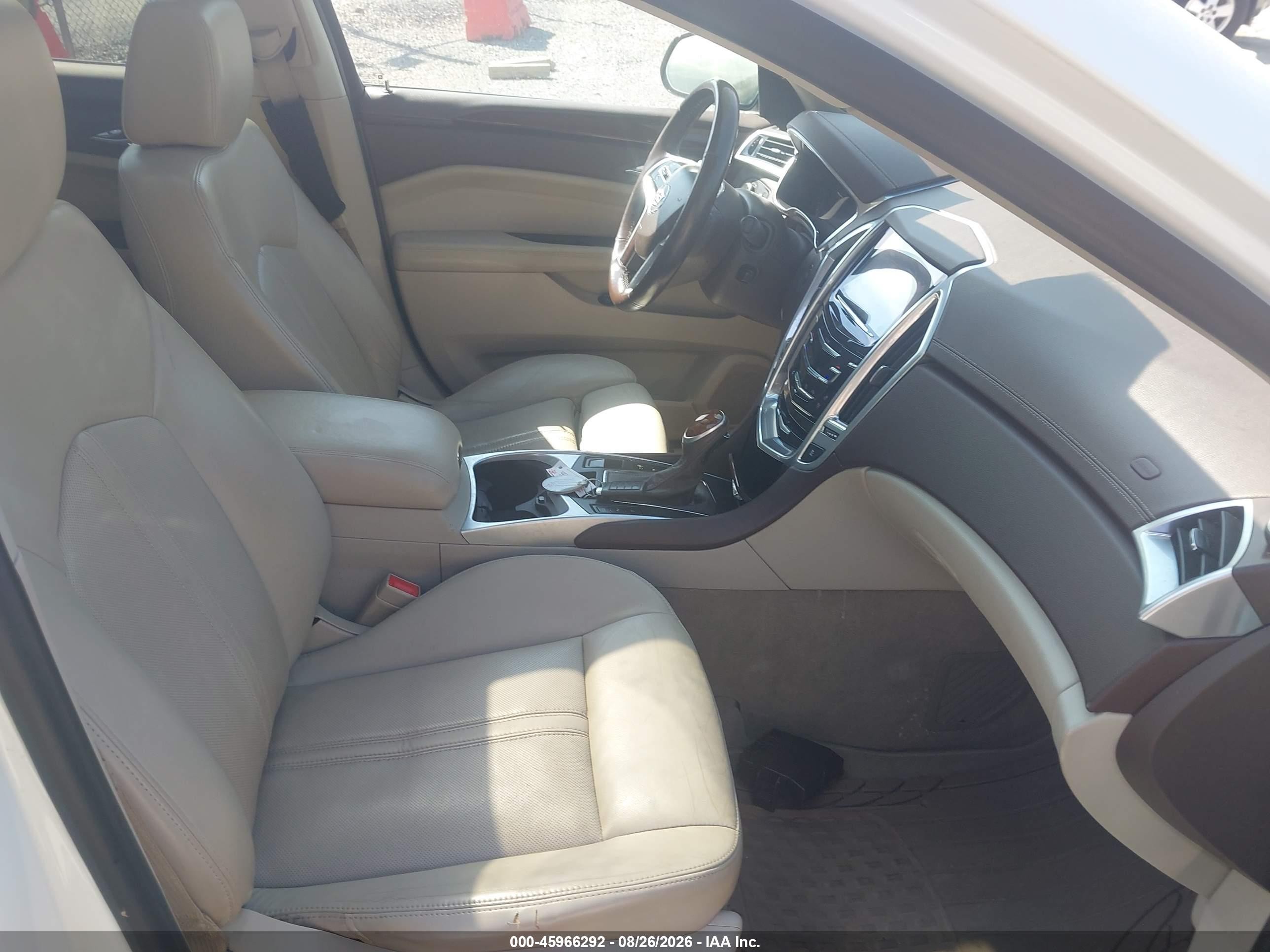 2014 Cadillac Srx Premium Collection White vin: 3GYFNGE3XES561808