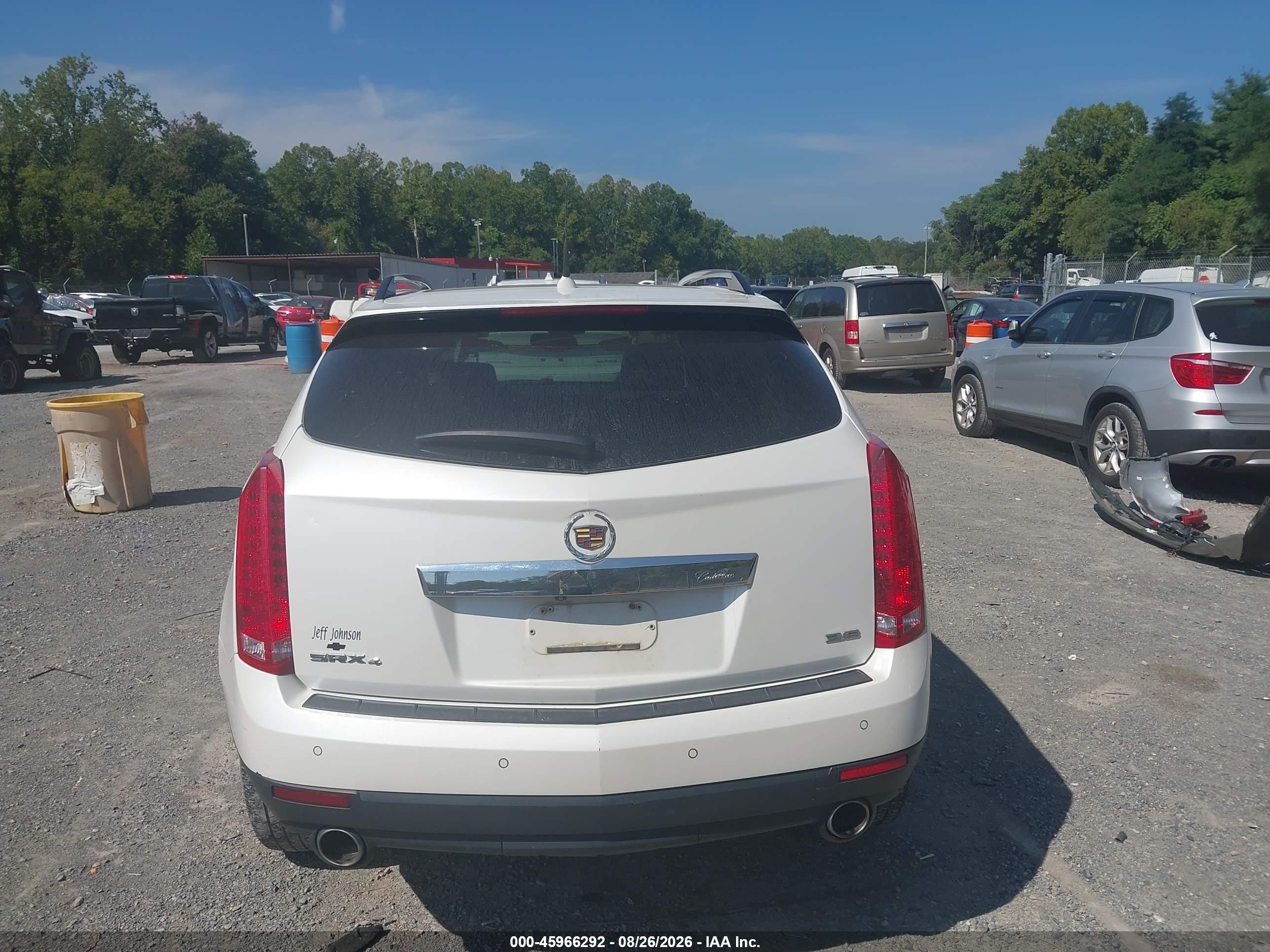 2014 Cadillac Srx Premium Collection White vin: 3GYFNGE3XES561808