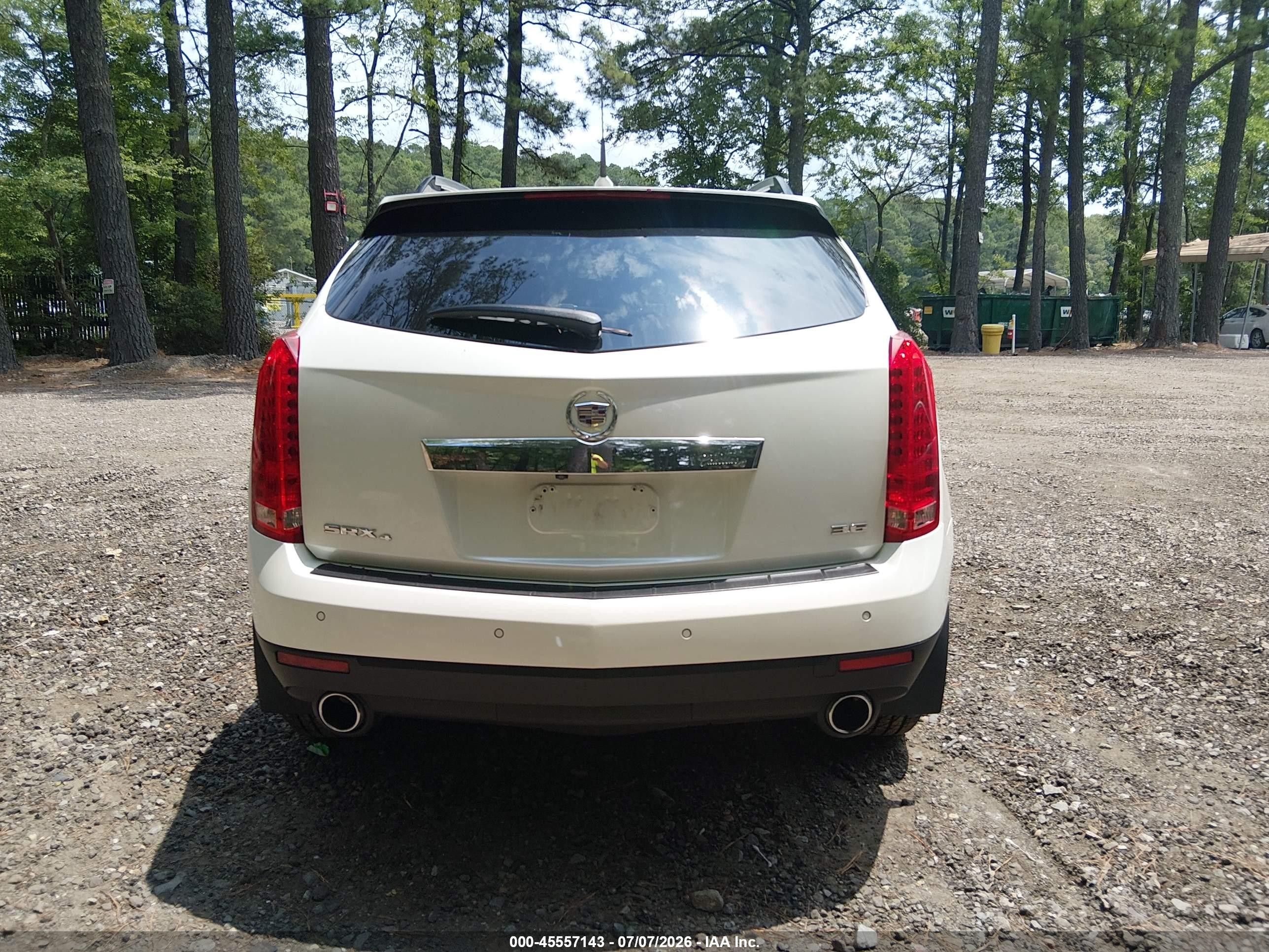 2014 Cadillac Srx Premium Collection White vin: 3GYFNGE3XES575787