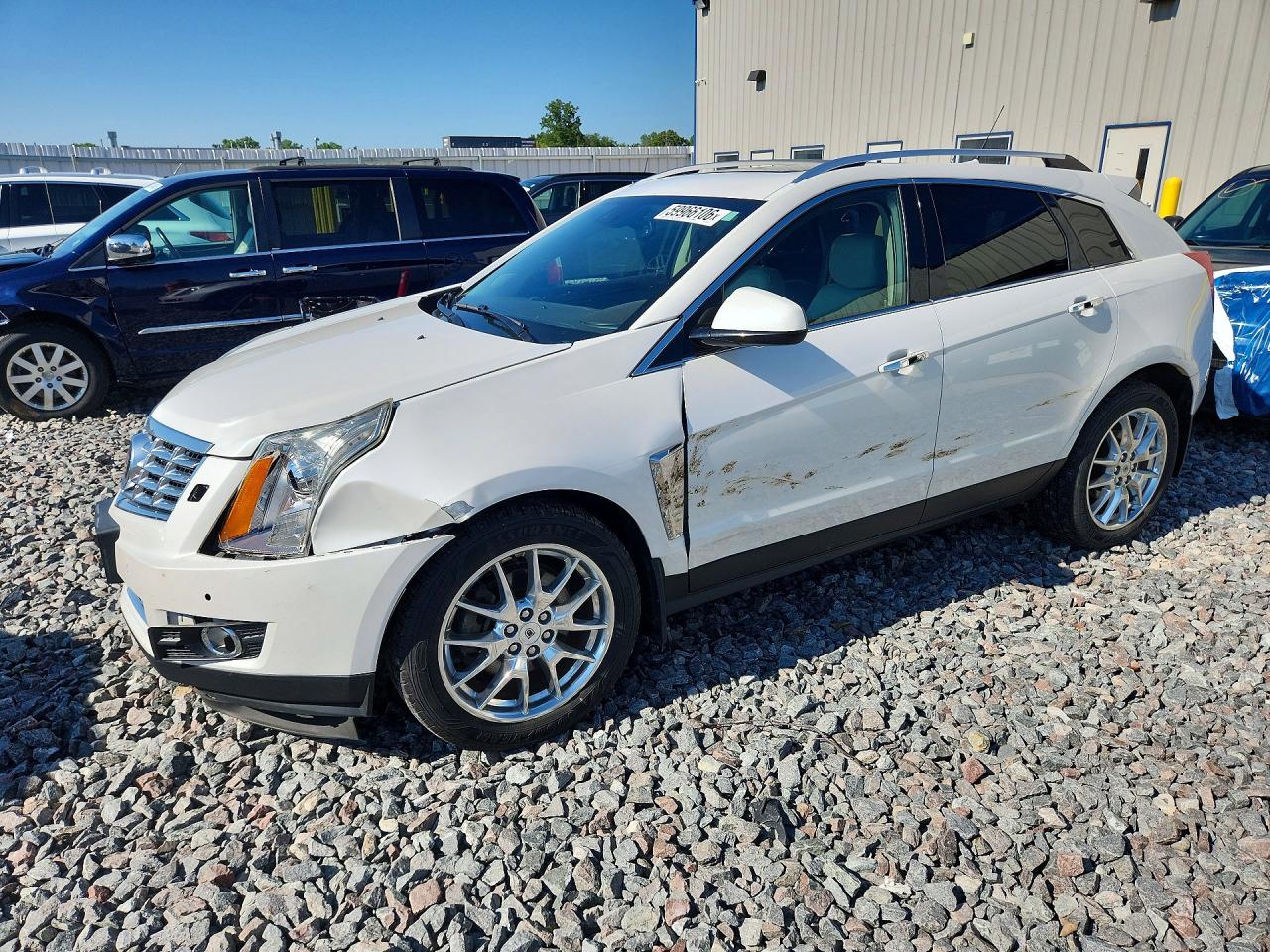 2014 Cadillac Srx Premium Collection White vin: 3GYFNGE3XES666218