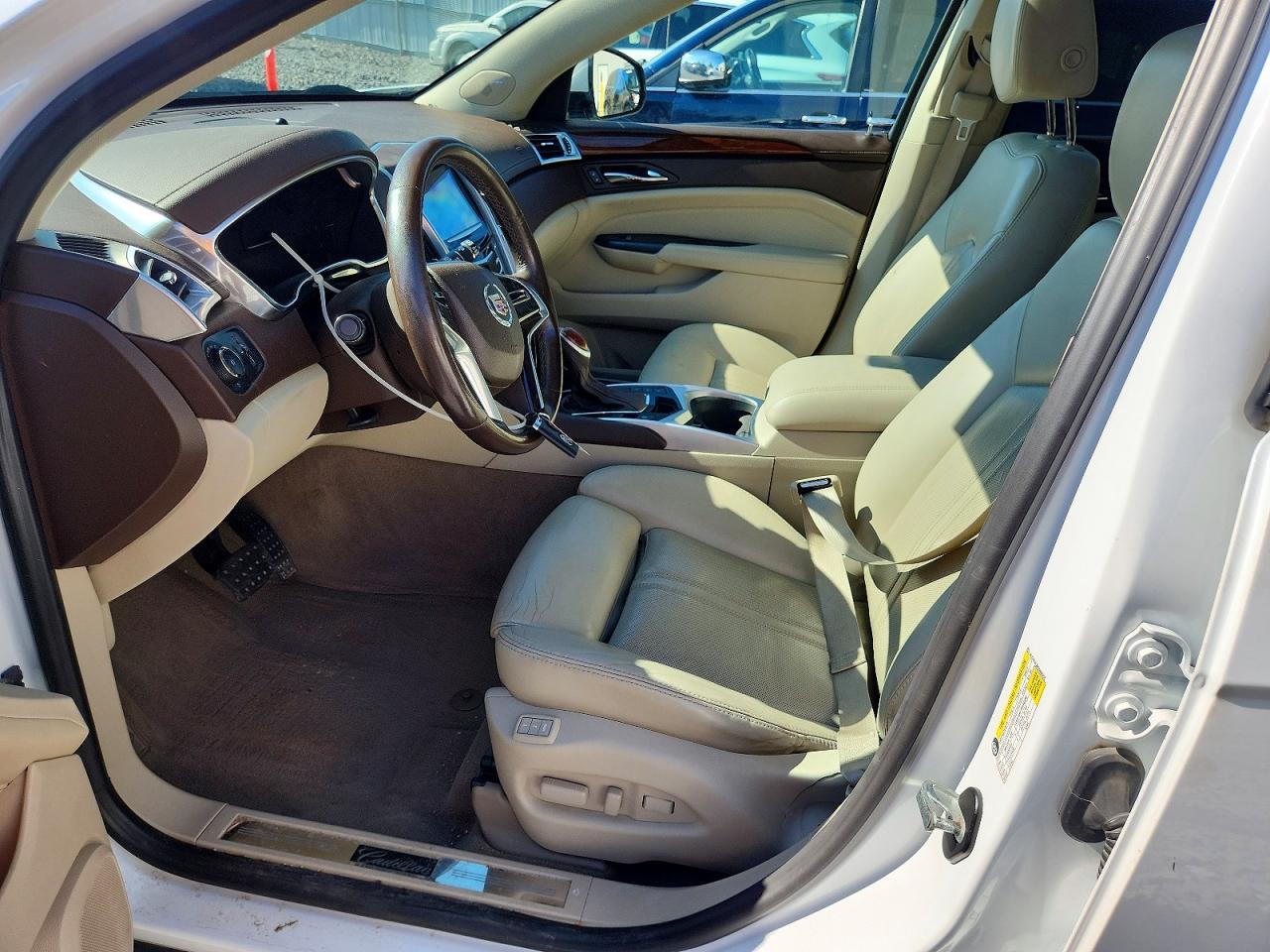 2014 Cadillac Srx Premium Collection White vin: 3GYFNGE3XES666218