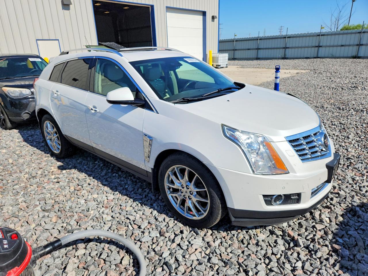 2014 Cadillac Srx Premium Collection White vin: 3GYFNGE3XES666218