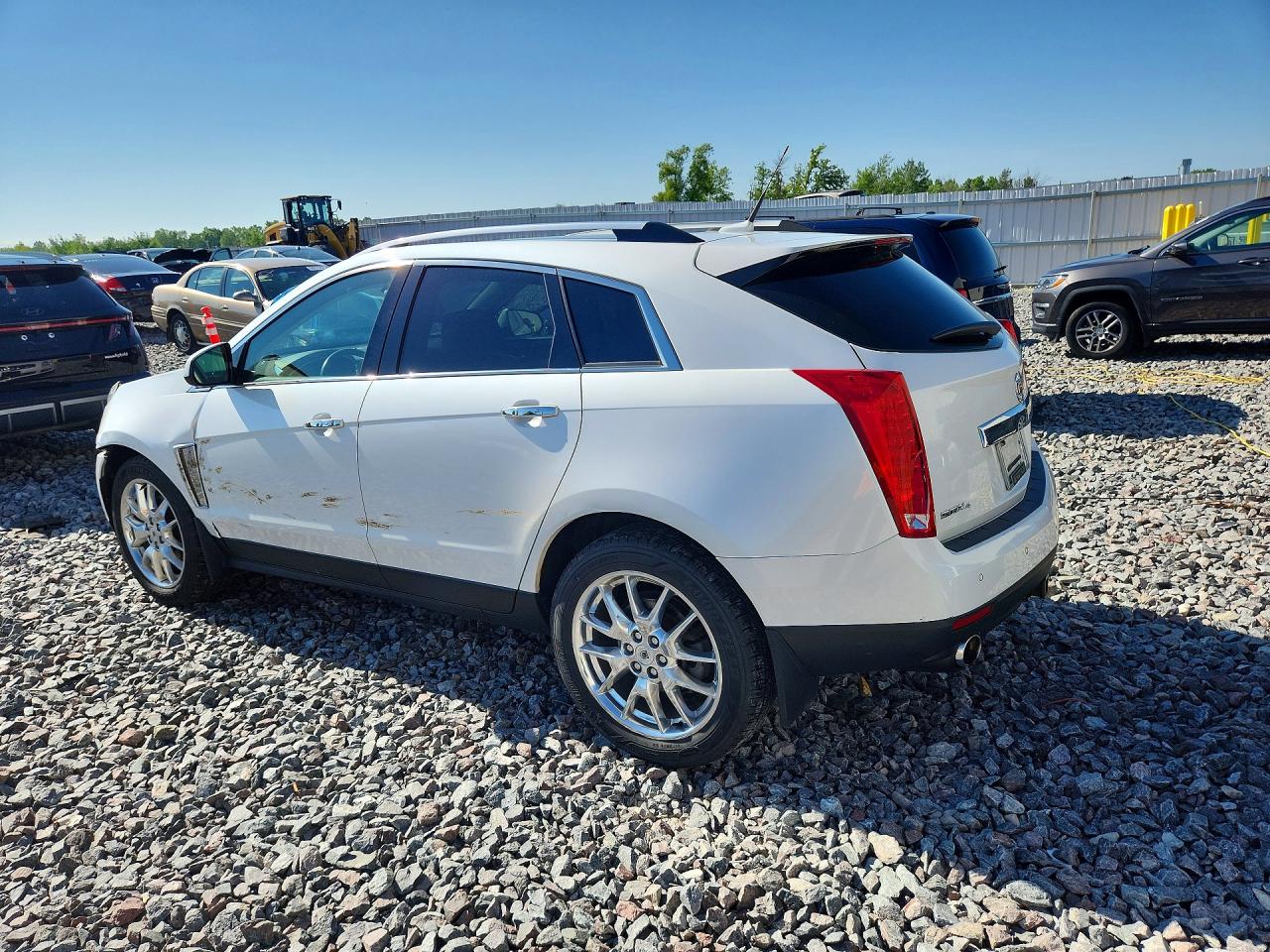 2014 Cadillac Srx Premium Collection White vin: 3GYFNGE3XES666218